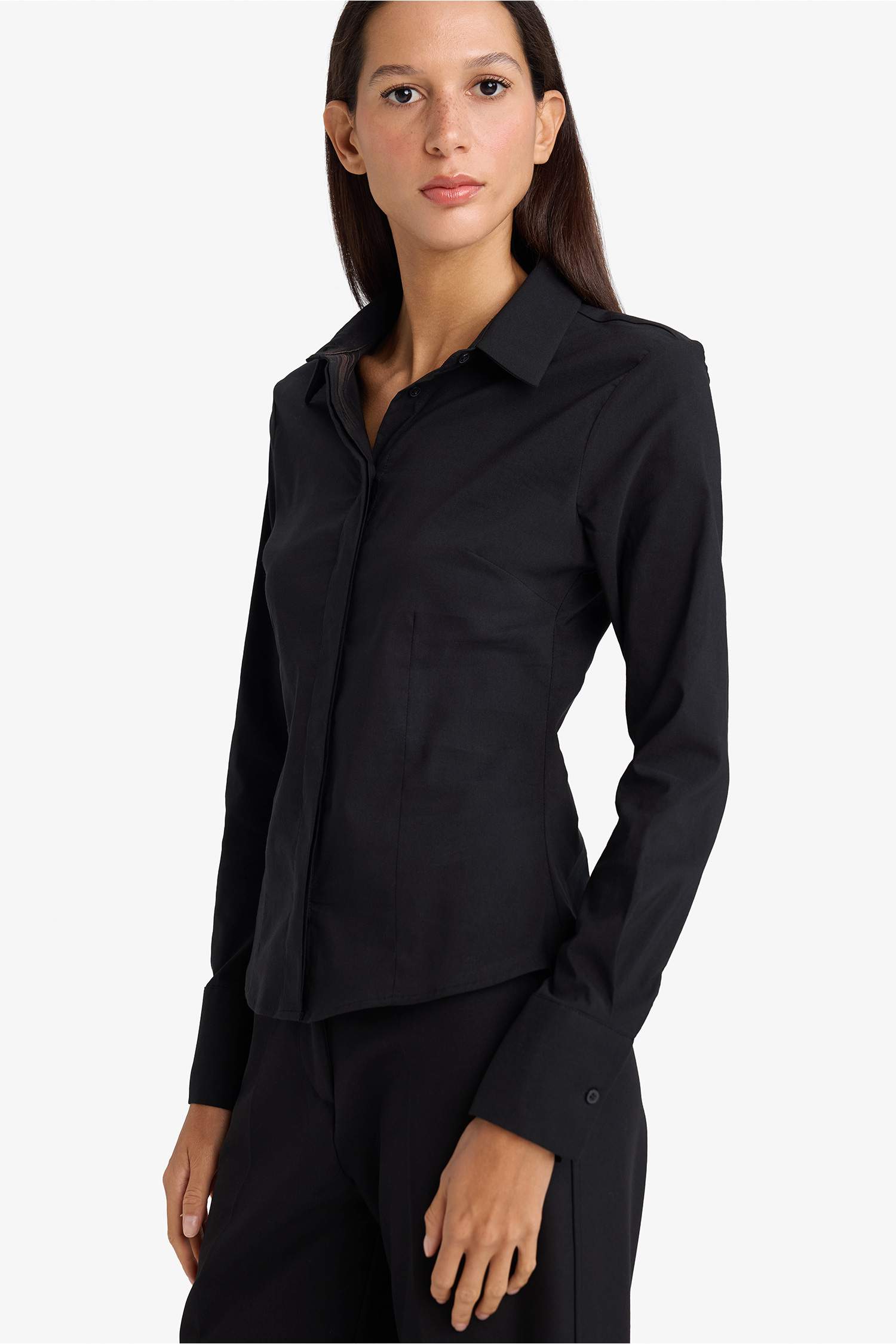 Fitted Bengalin Gömlek