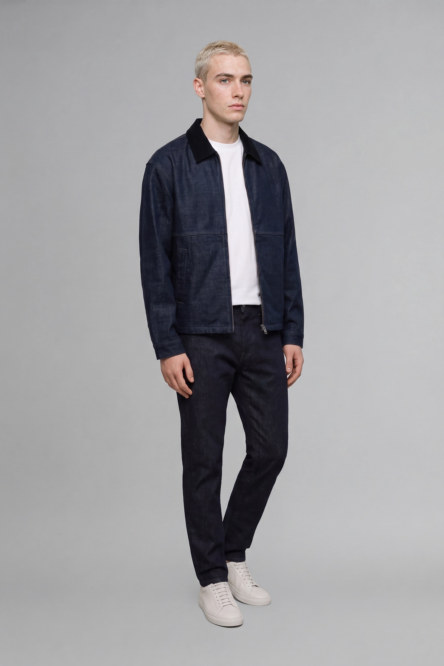 Mavi Erkek Regular Fit Fermuarlı Jean Ceket 3526343 | DeFacto
