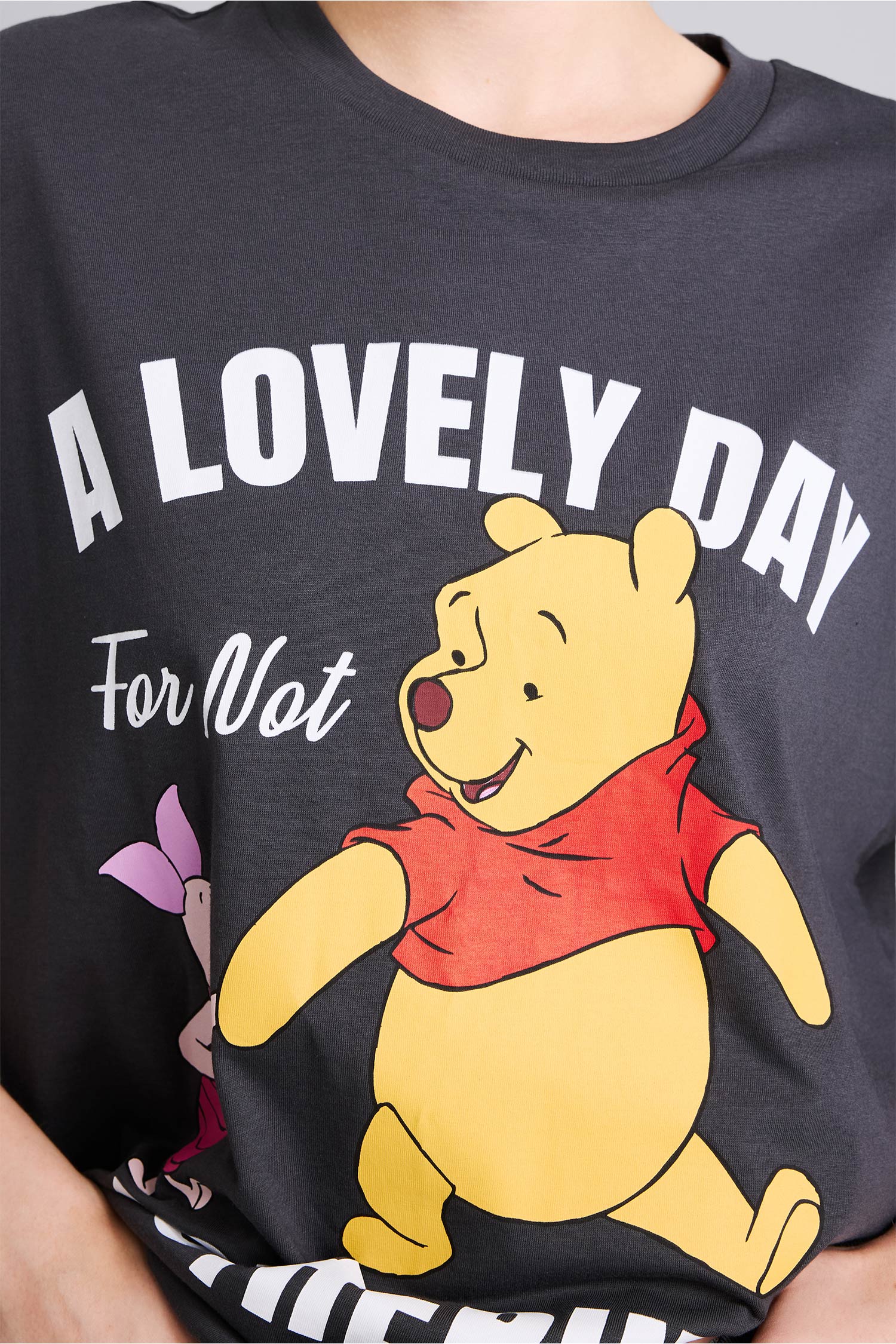 DeFacto Oversize Winnie The Pooh Baskılı Tişört görsel 4