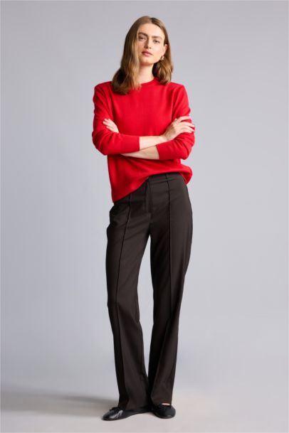 DeFacto Wide Leg Düz Paça Basıc Pantolon