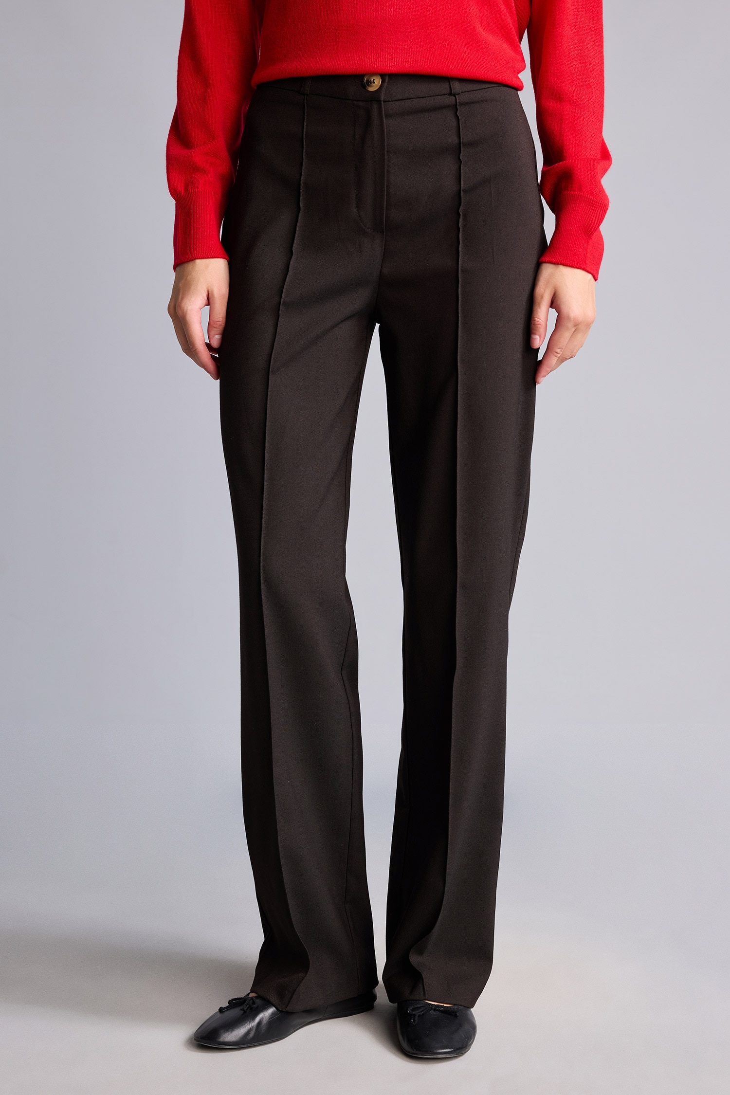 DeFacto Wide Leg Düz Paça Basıc Pantolon görsel 3