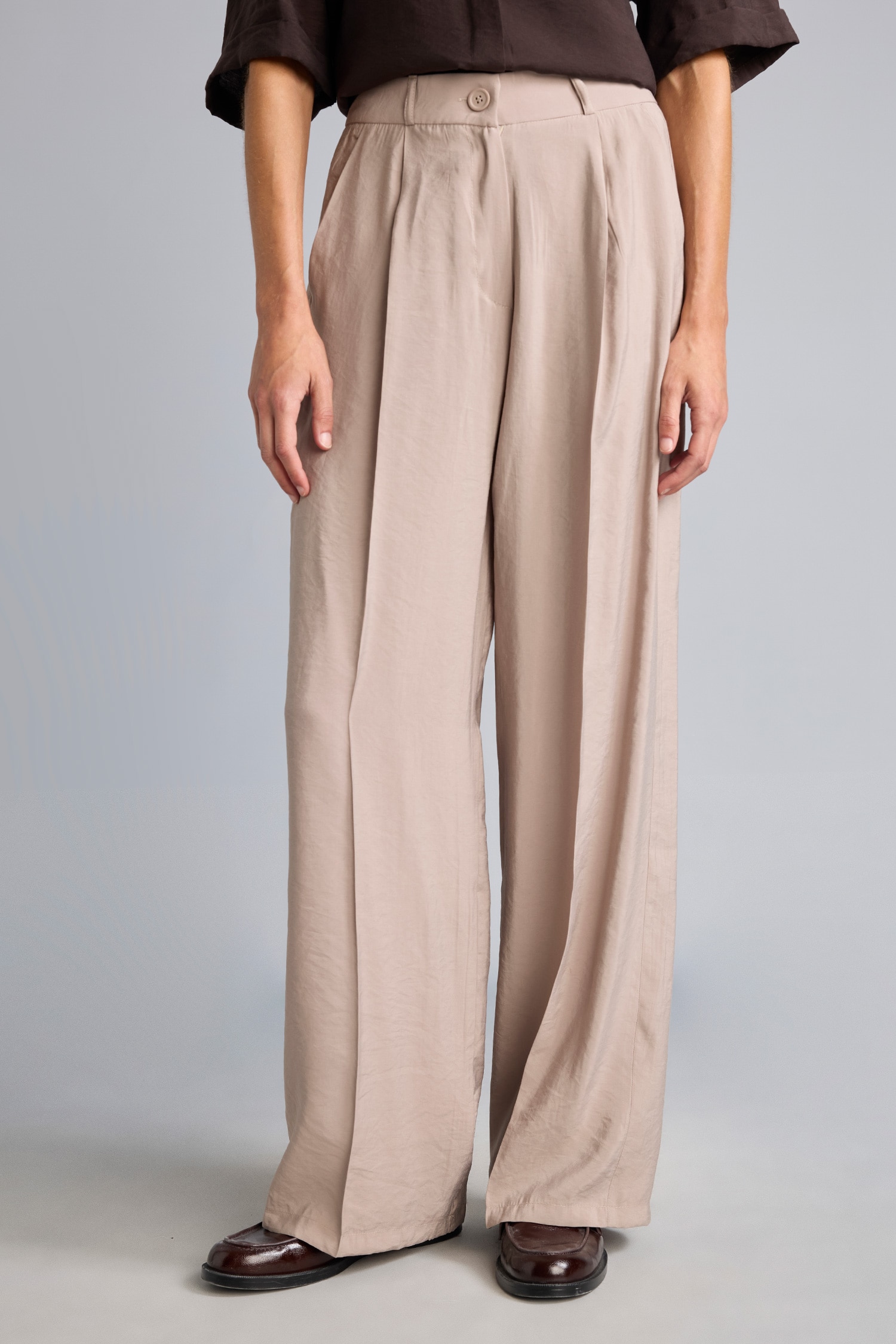 DeFacto Wide Leg Yüksek Bel Pantolon görsel 3
