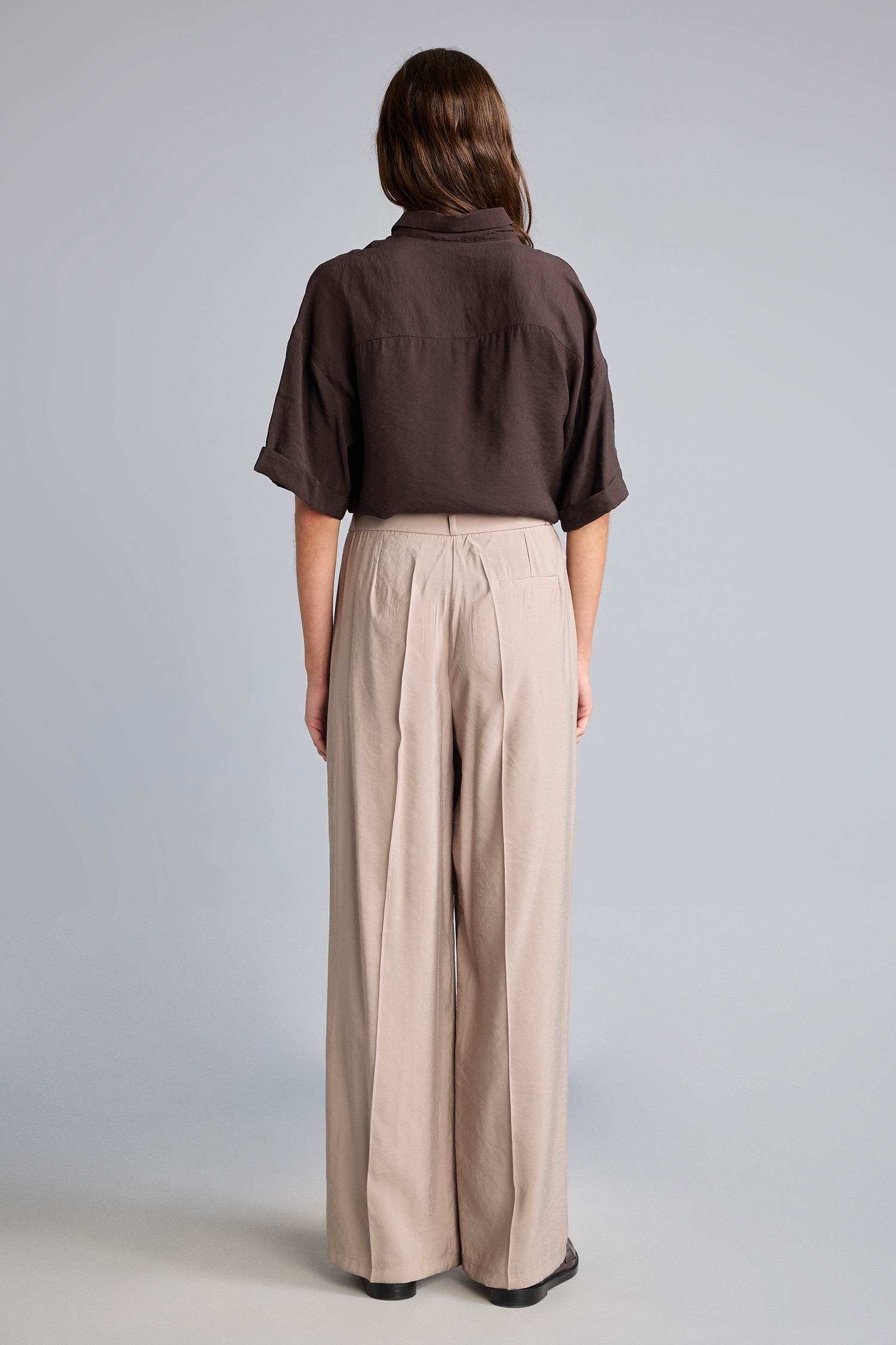 DeFacto Wide Leg Yüksek Bel Pantolon görsel 5