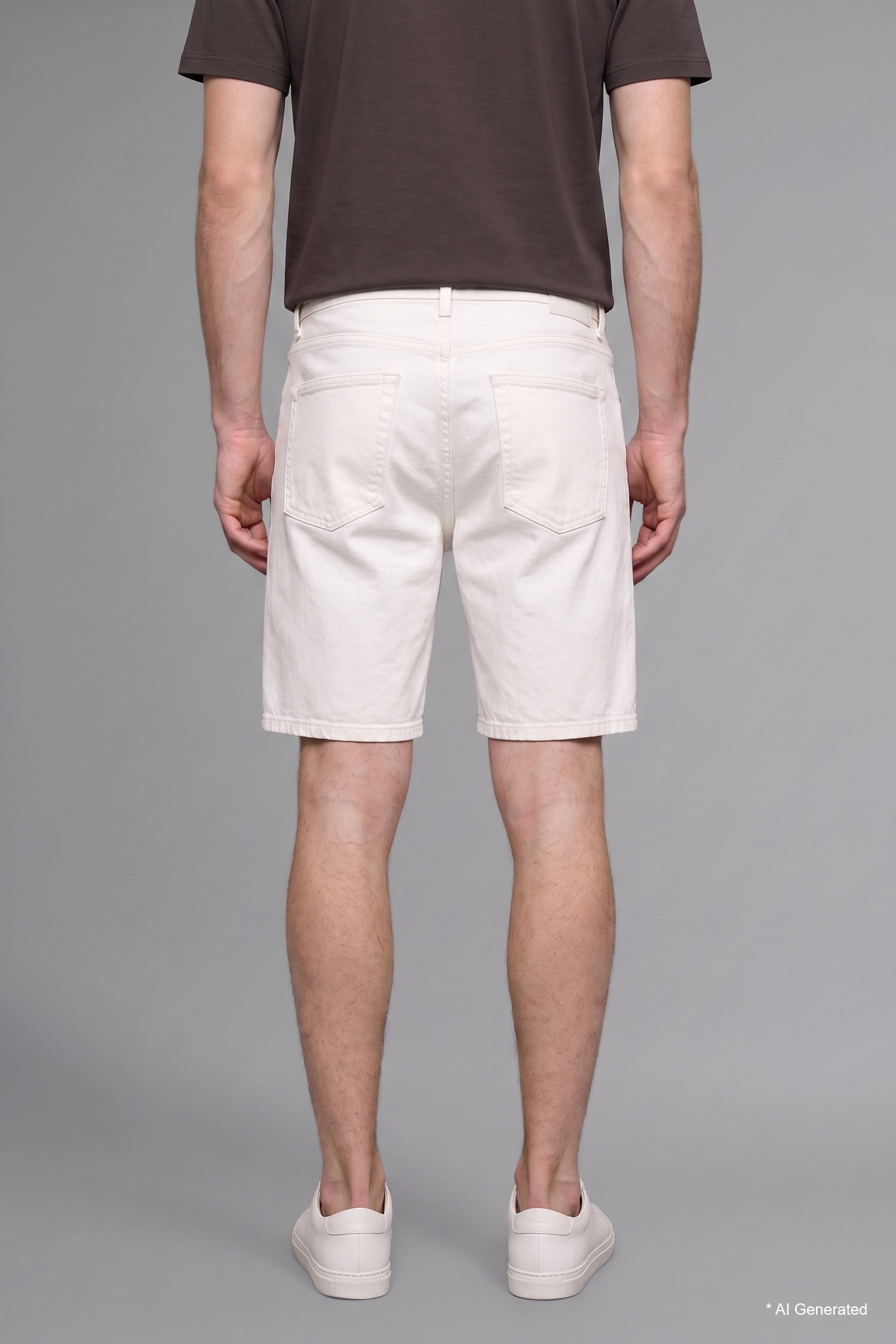 DeFacto %100 Pamuk Straıght Fit Denim Şort görsel 5