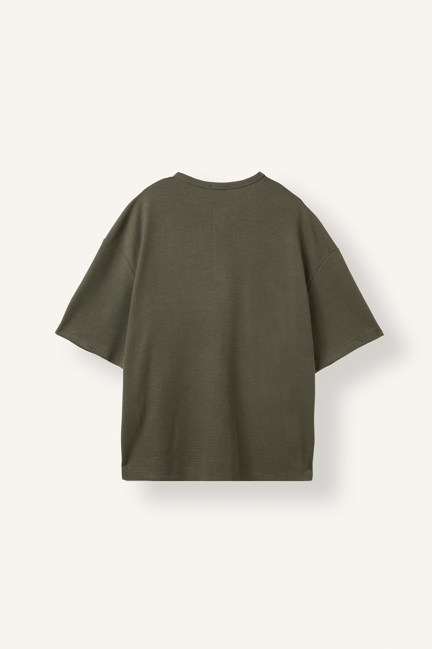 DeFacto Slim Fit Henley Yaka Basic Tişört görsel 2