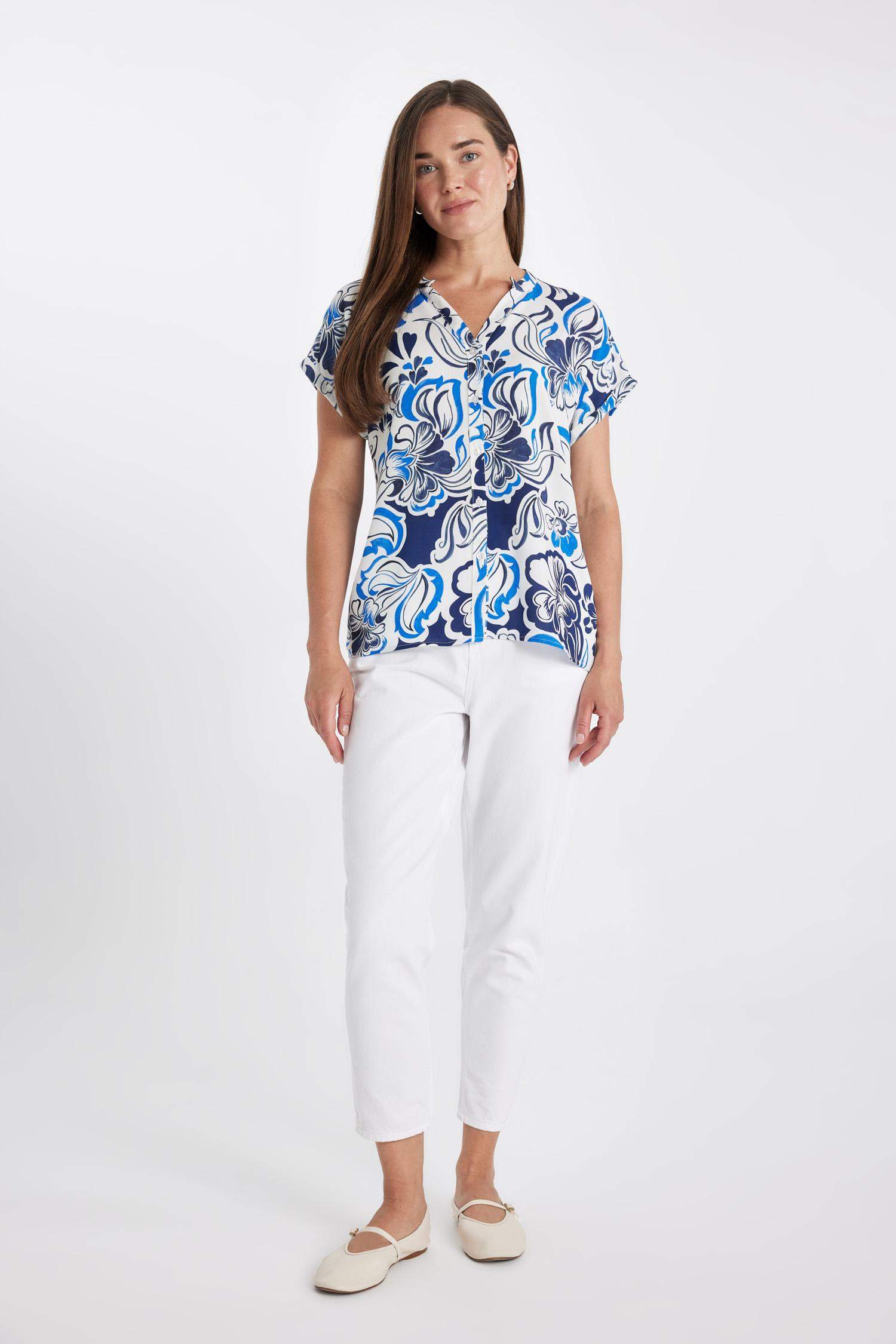 Regular Fit Crew Neck Short Sleeve Shirt