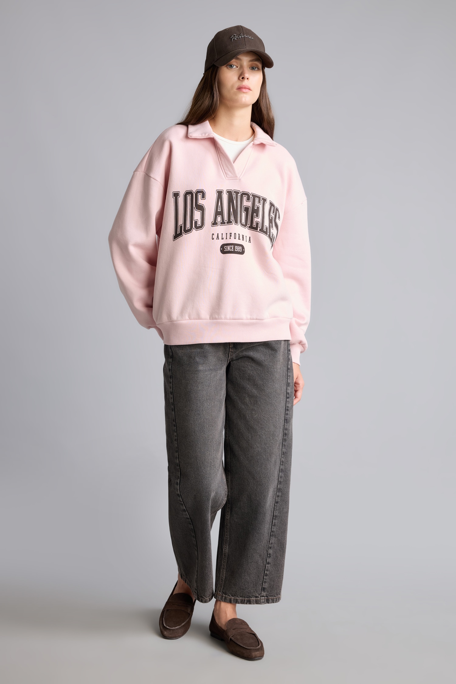 DeFacto Regular Fıt Kalın Sweatshirt Kumaşı Sweatshirt görsel 2