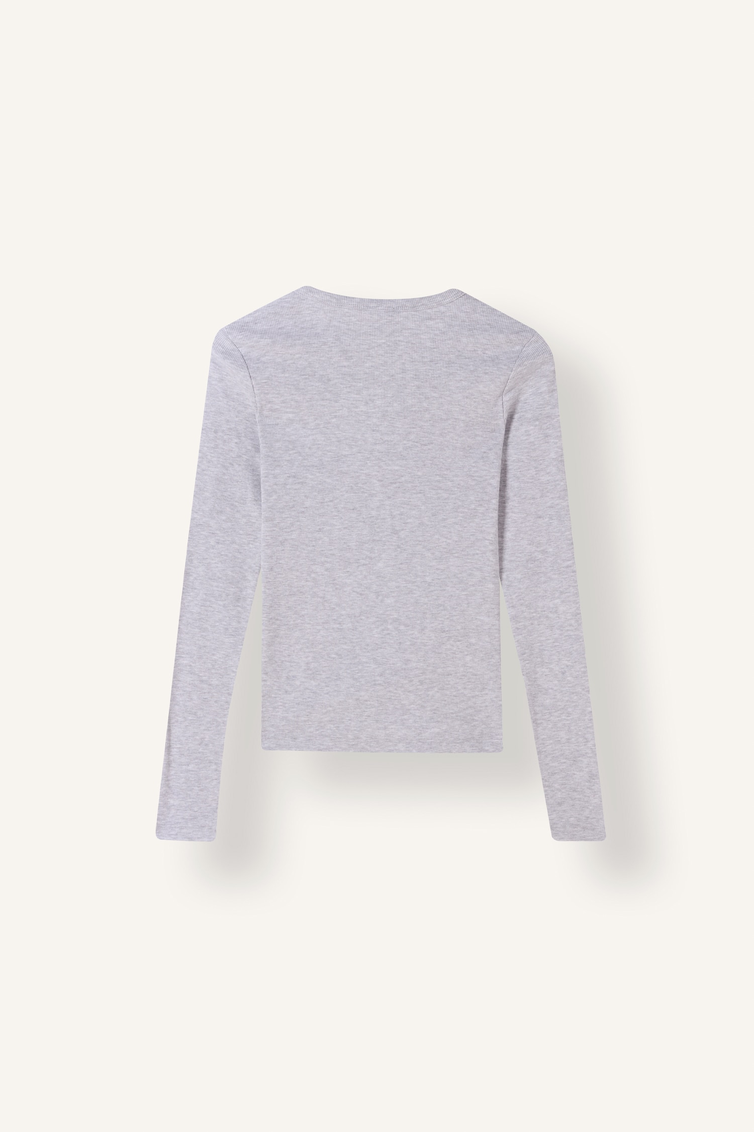 DeFacto Fitted Düğmeli Uzun Kollu Basic Tişört görsel 2