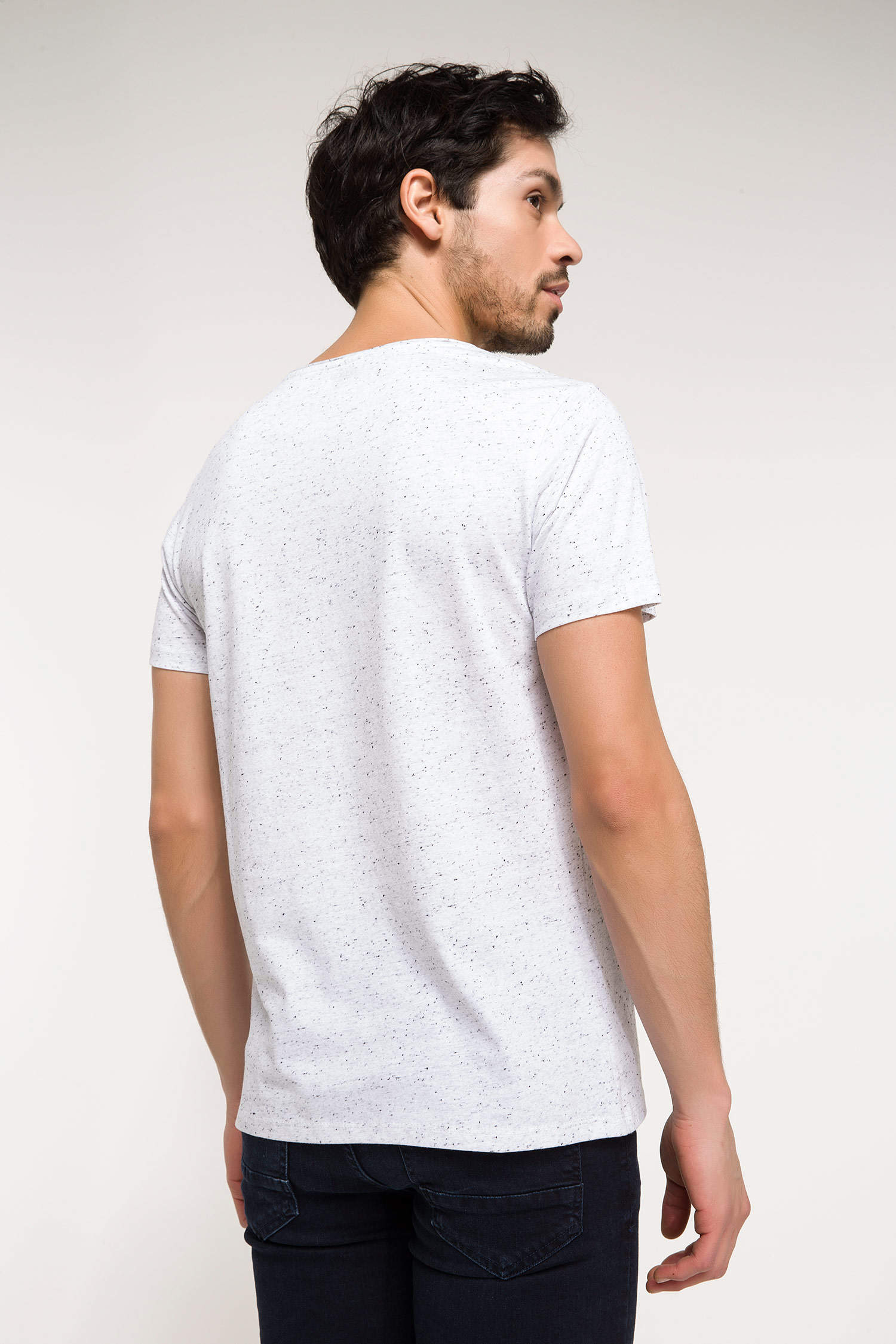 Defacto Slim Fit Sıfır Yaka T-shirt. 3