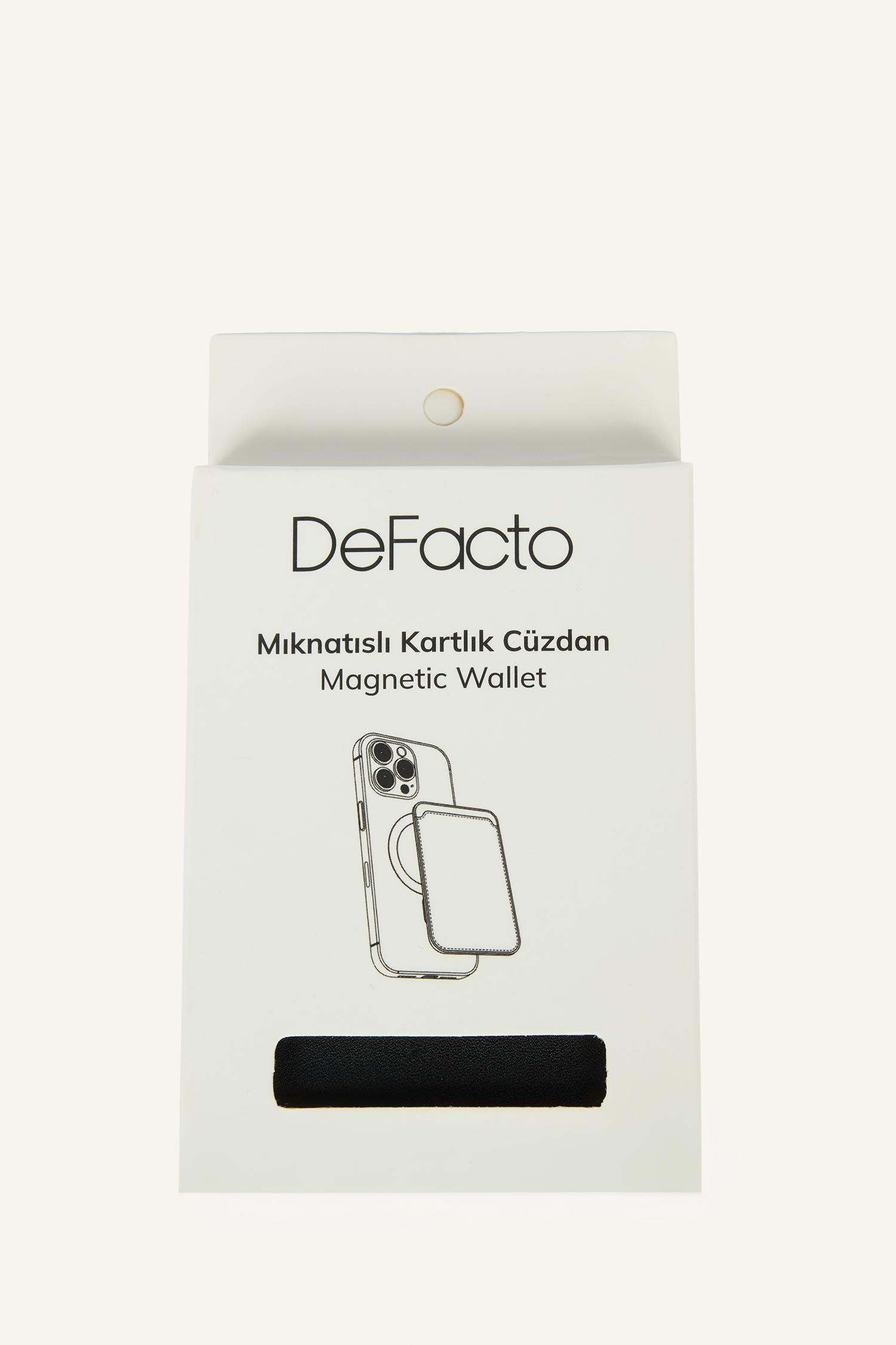 DeFacto Magsafe Unisex Suni Deri Kartlık görsel 5