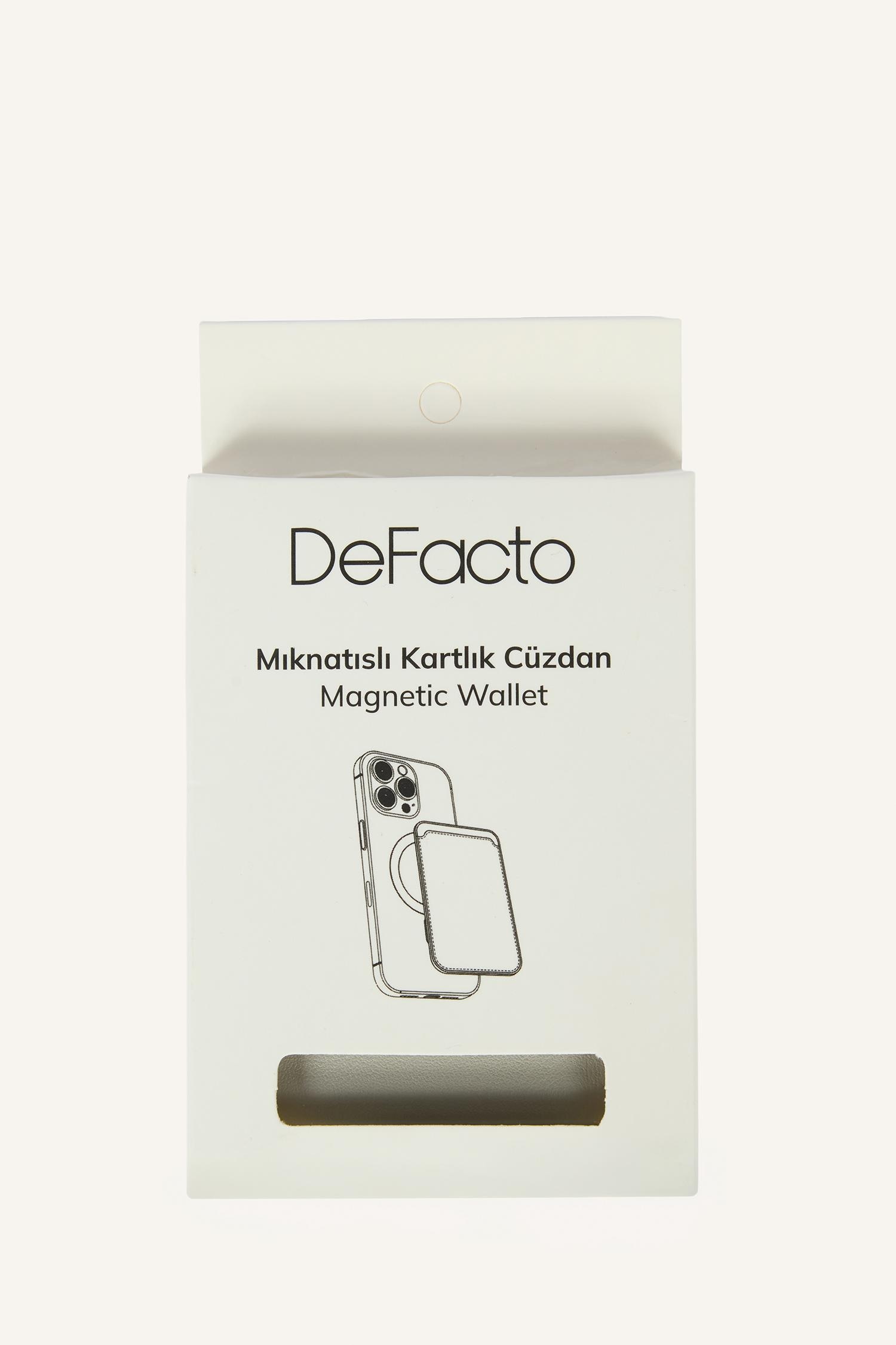 DeFacto Magsafe Unisex Suni Deri Kartlık görsel 5