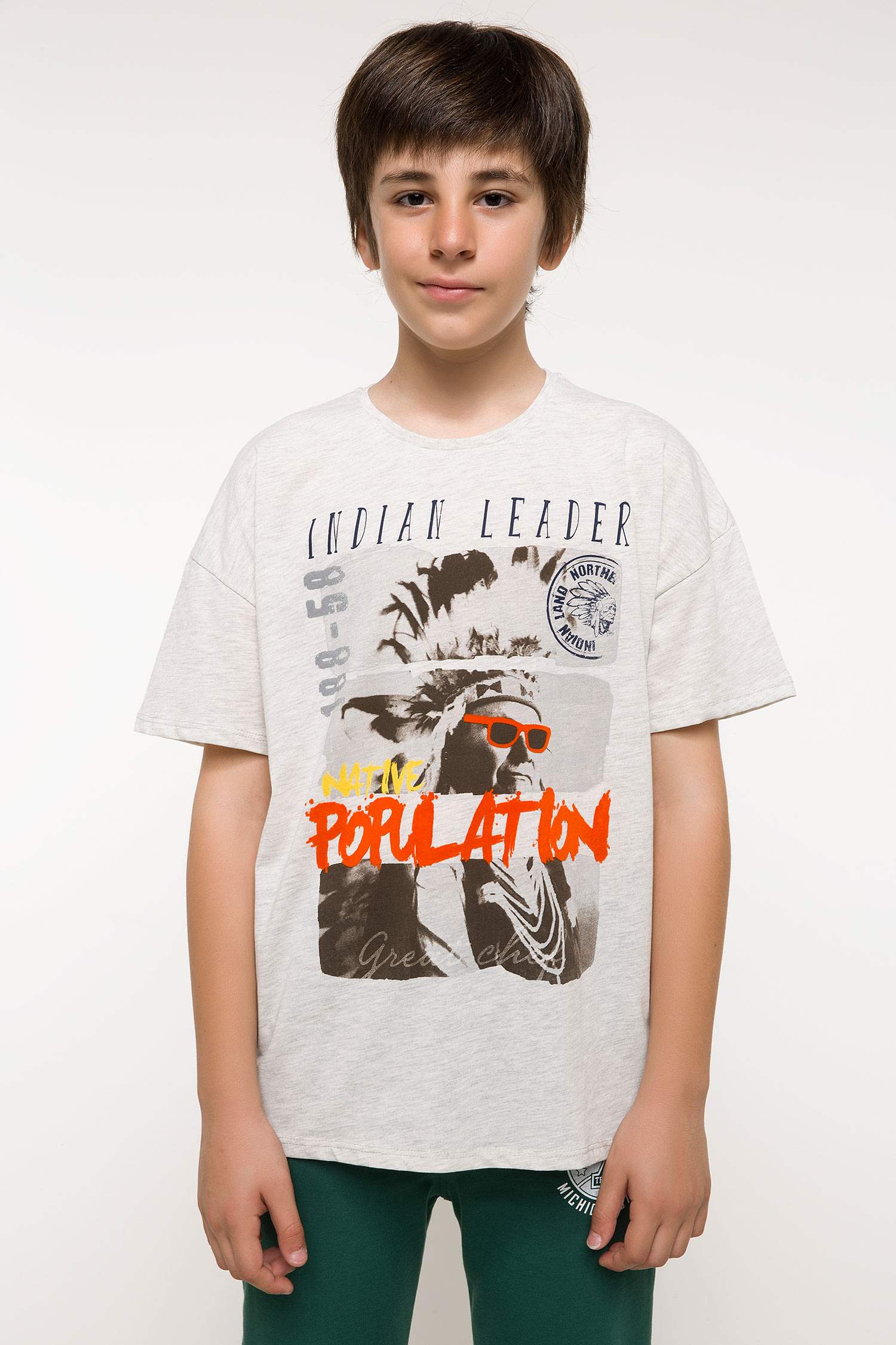 Defacto Erkek Çocuk Baskılı T-shirt. 1
