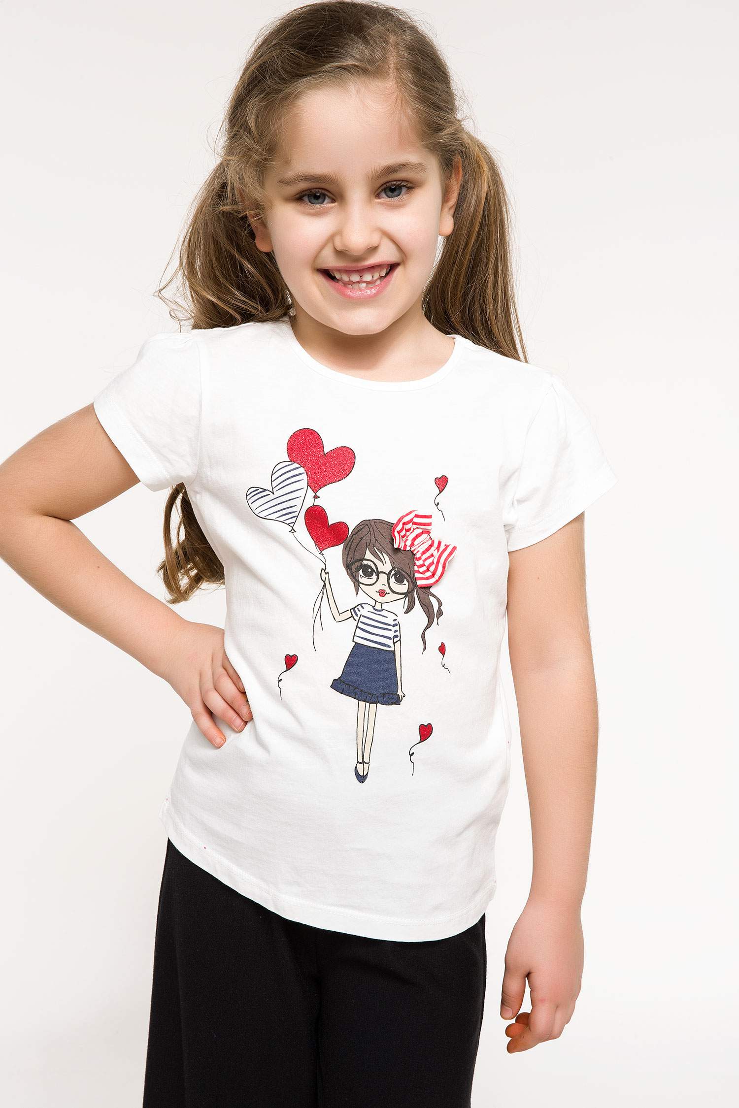 Defacto Baskılı T-shirt. 1
