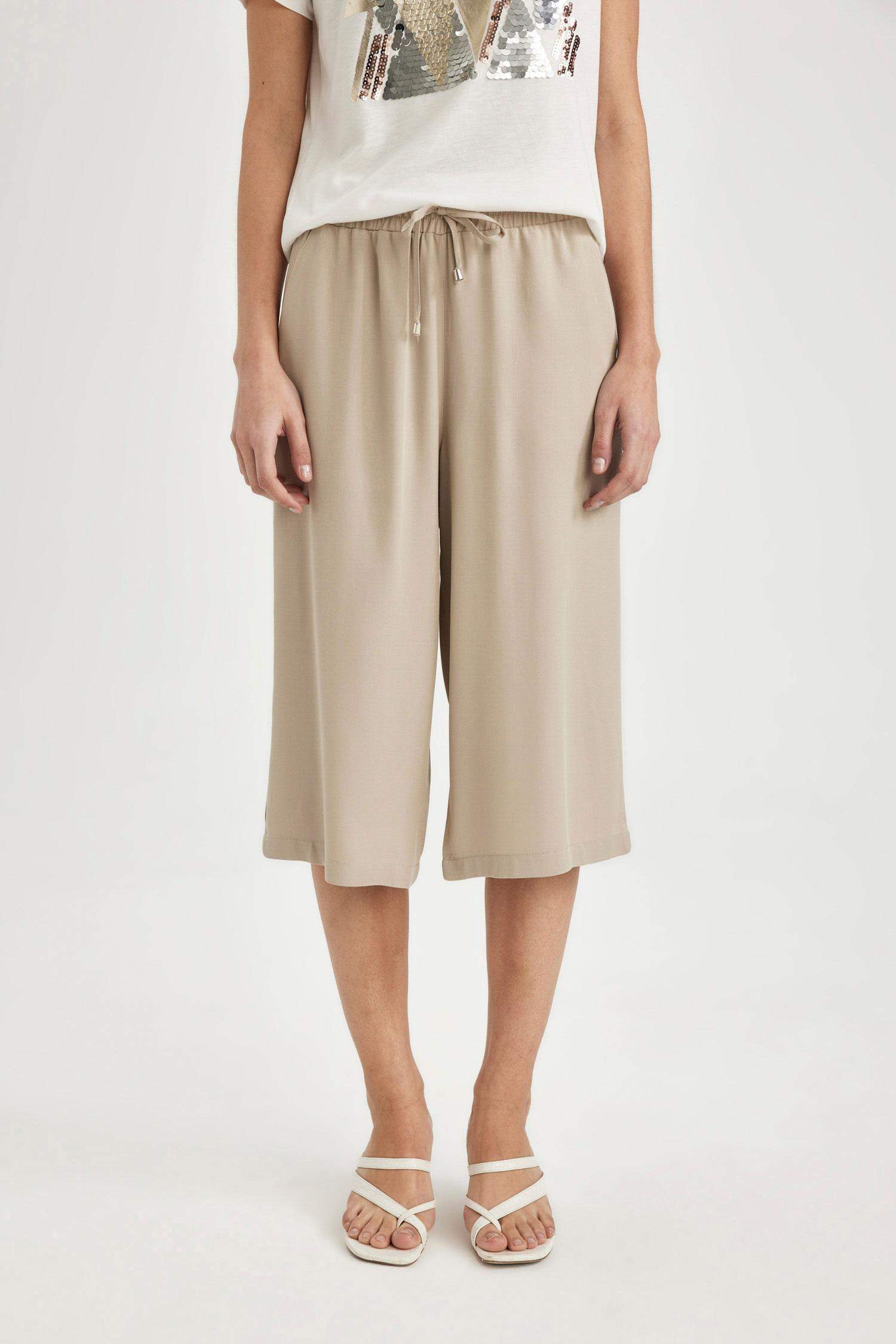 Belmando Kapri Yüksek Bel Crop Fit