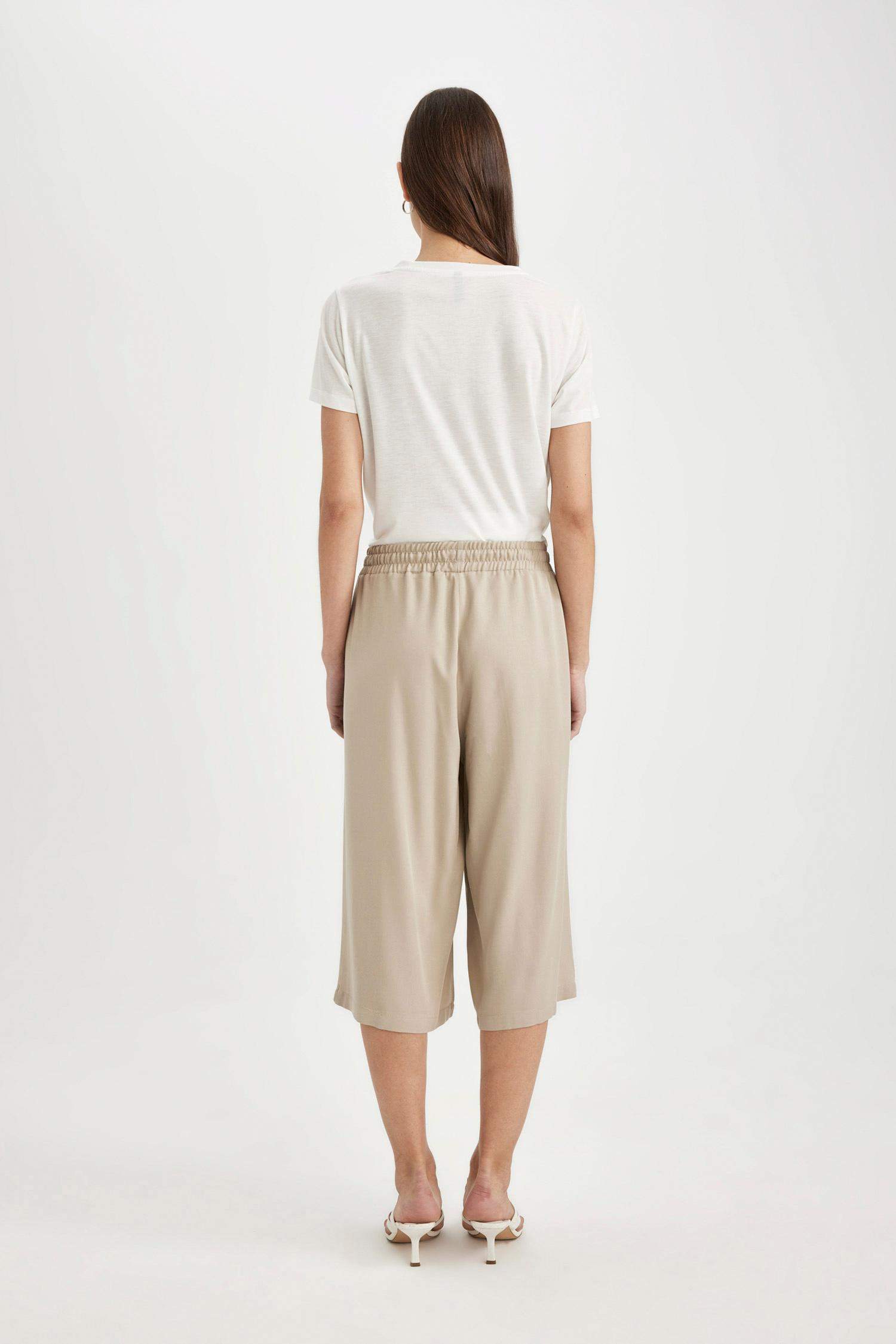 Belmando Kapri Yüksek Bel Crop Fit