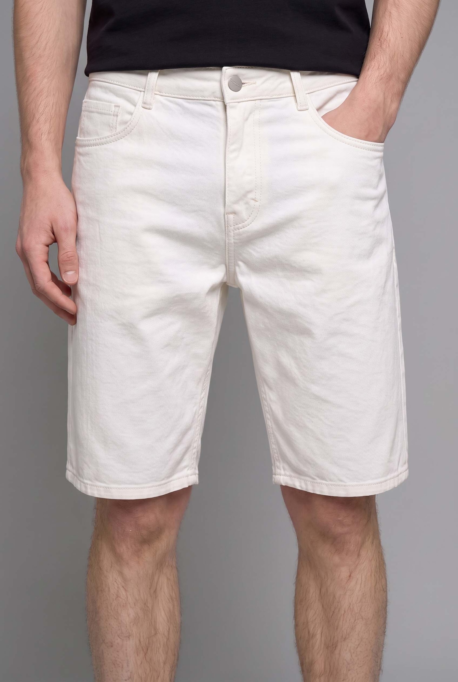 DeFacto Regular Fit Denim Bermuda Şort görsel 2