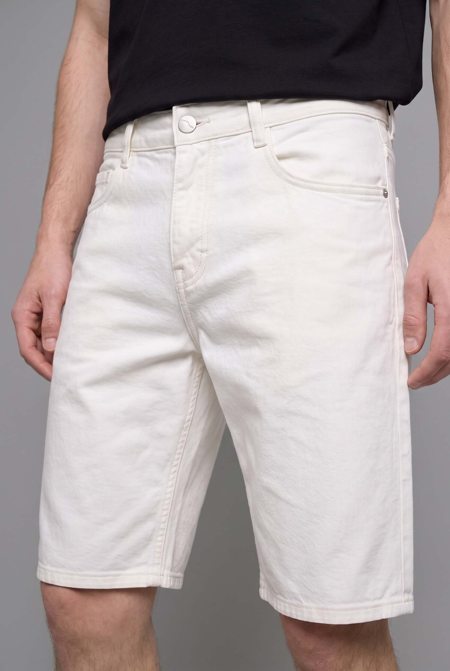 DeFacto Regular Fit Denim Bermuda Şort görsel 7