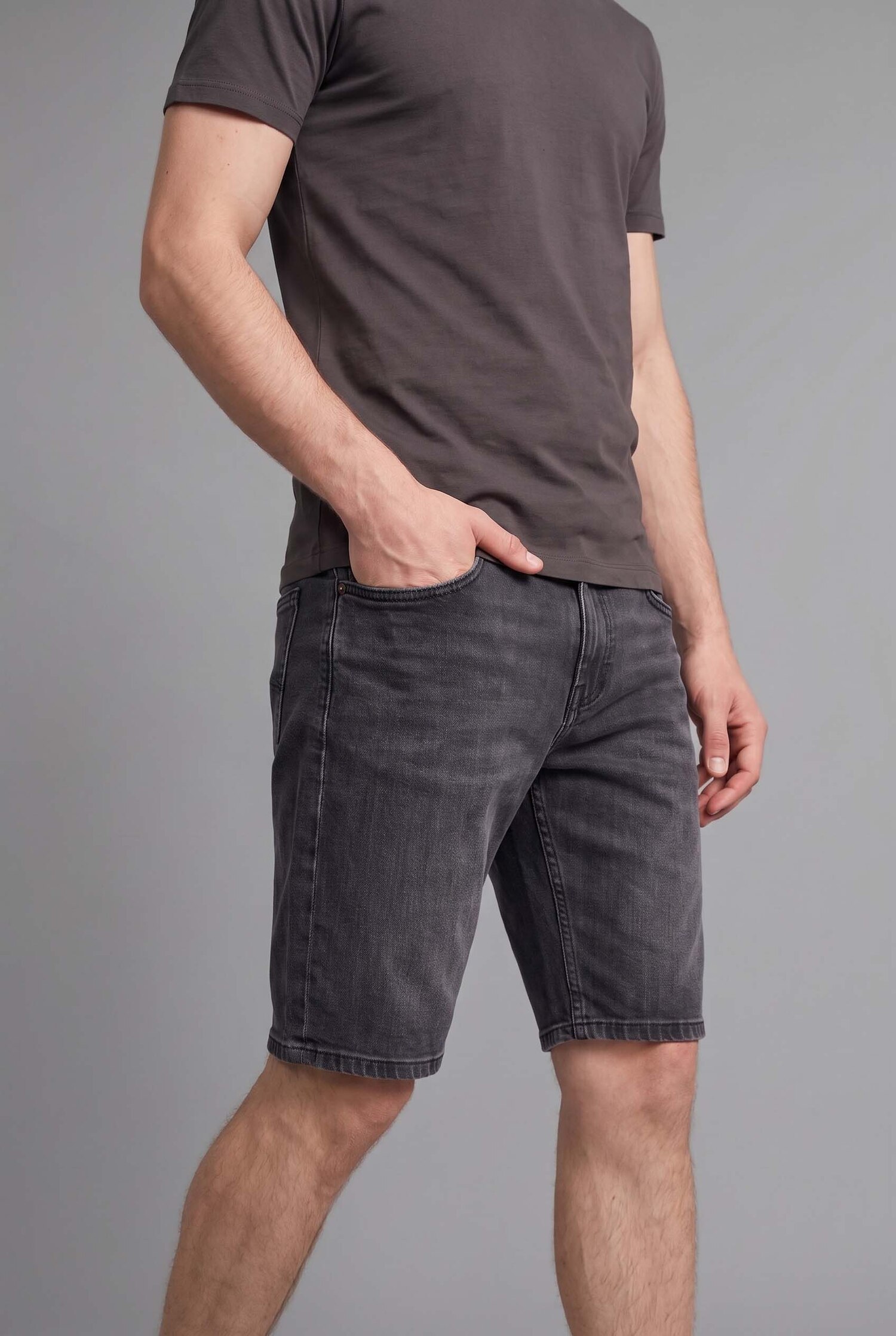 DeFacto Regular Fit Jean Bermuda görsel 6