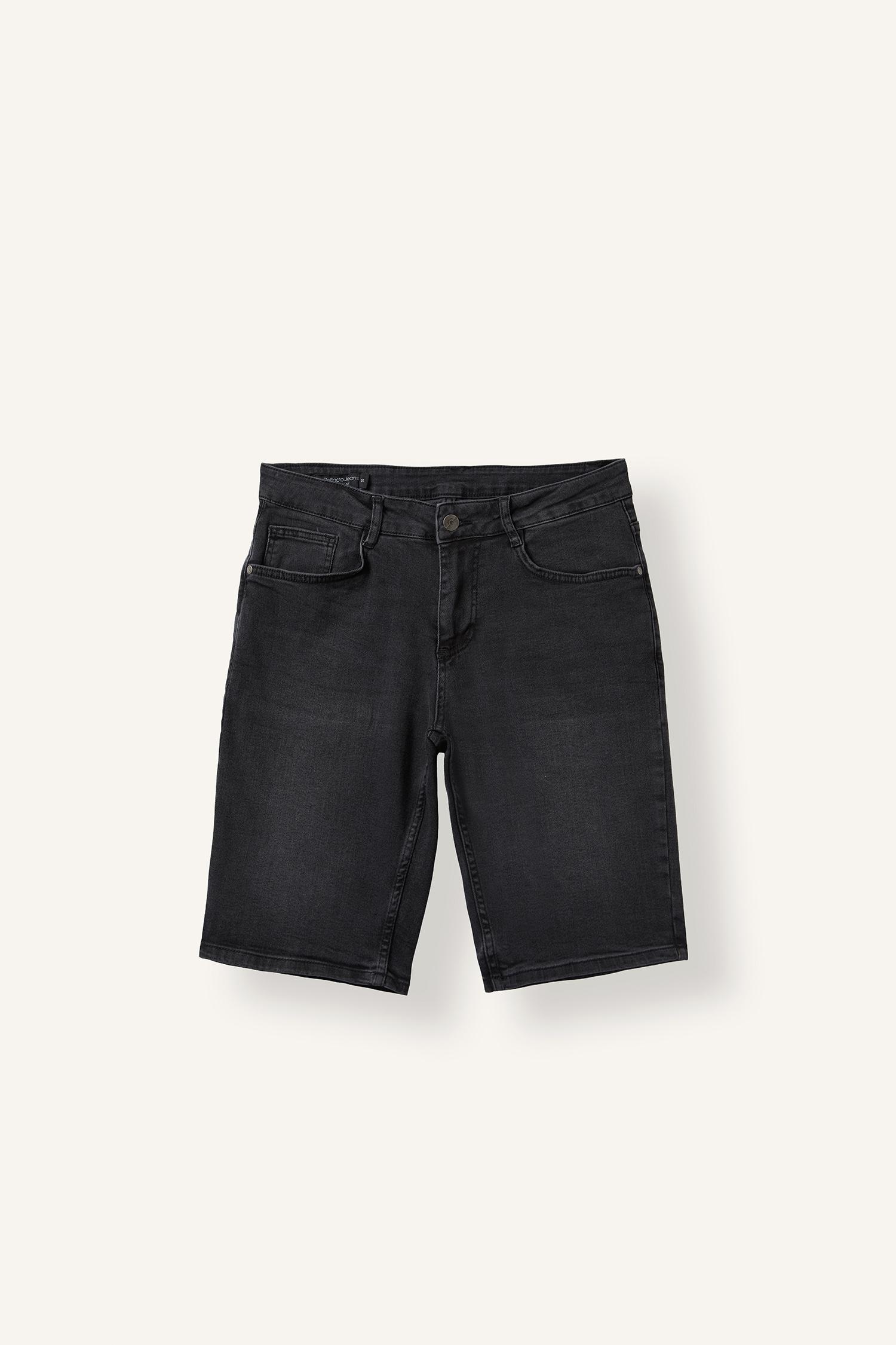 DeFacto Regular Fit Jean Bermuda görsel 7