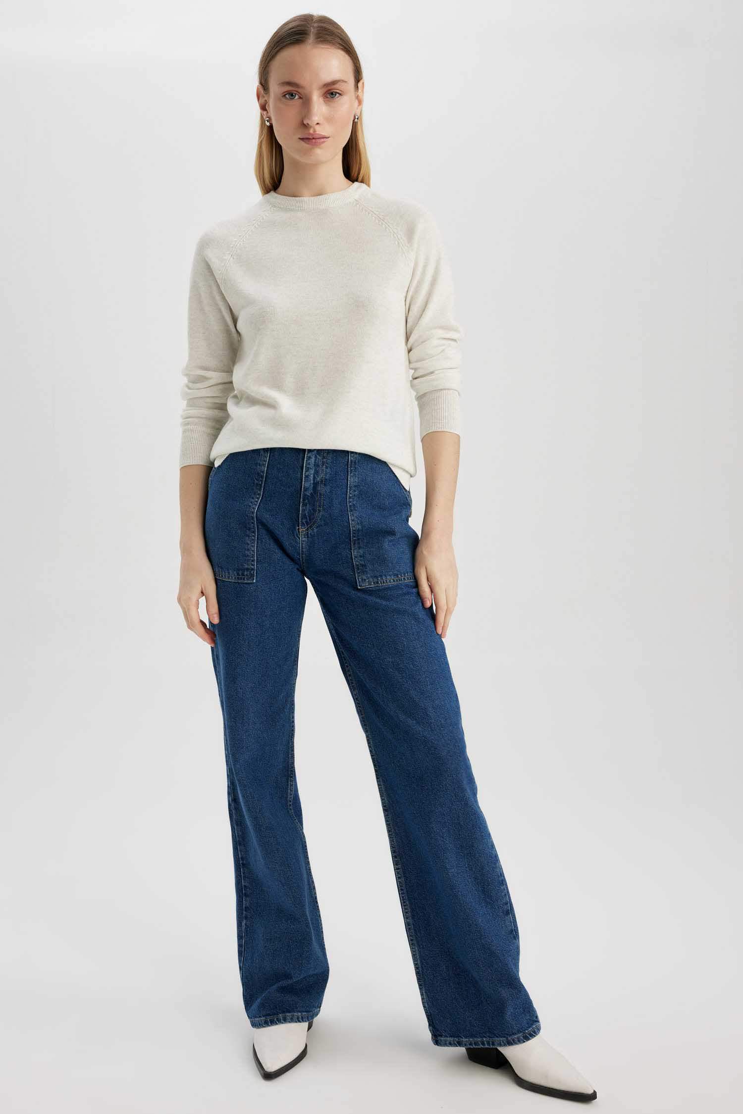 Regular Fit Crew Neck Pullover