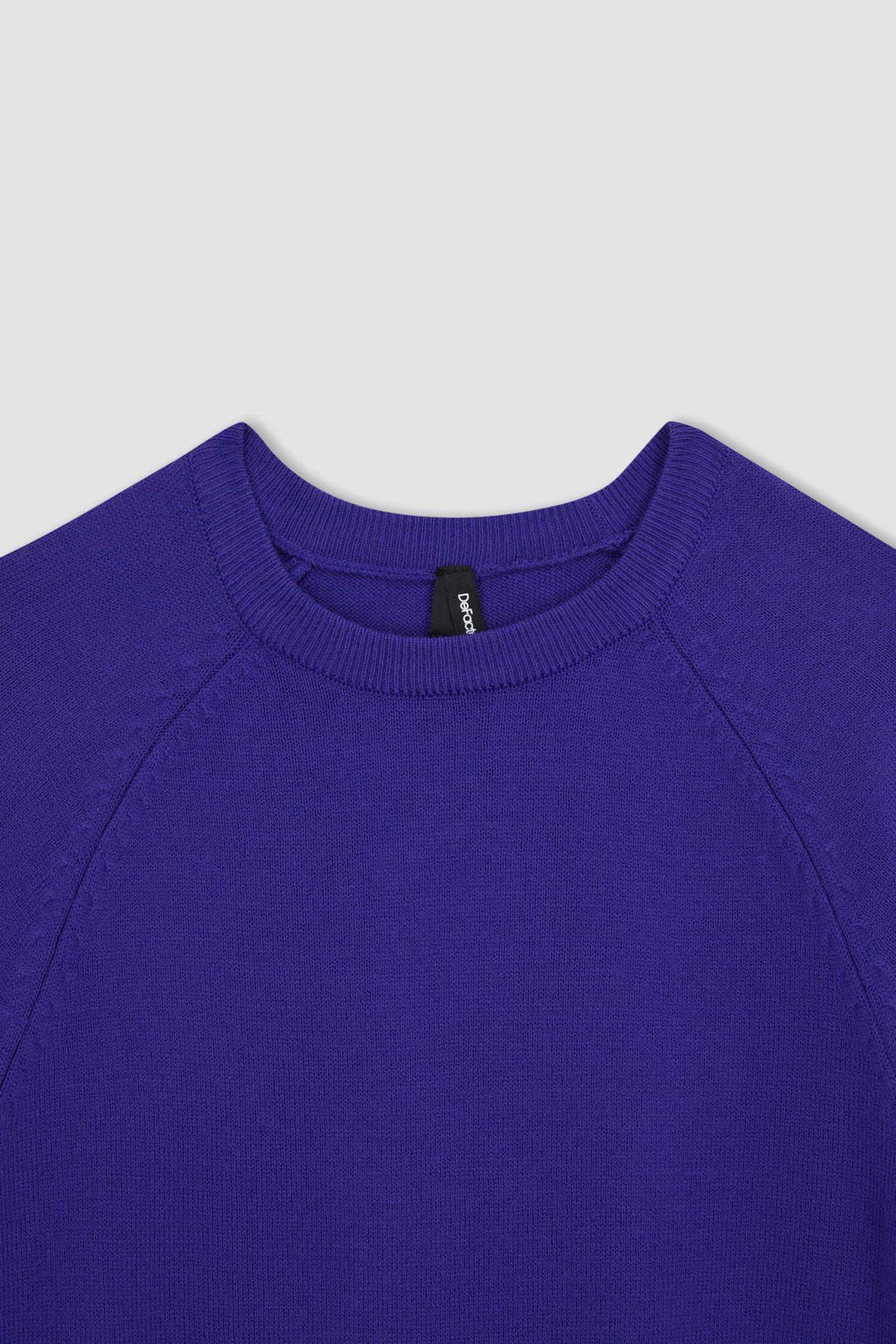 Pull-Over Coupe Régulière Col Rond