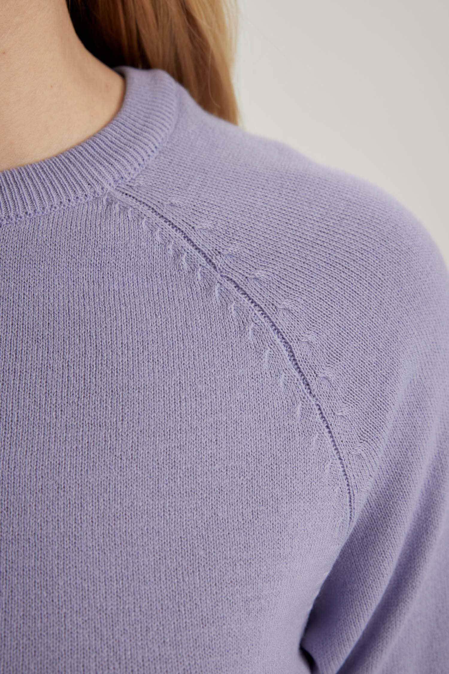 қалыпты пішім дөңгелек жаға Пулловер