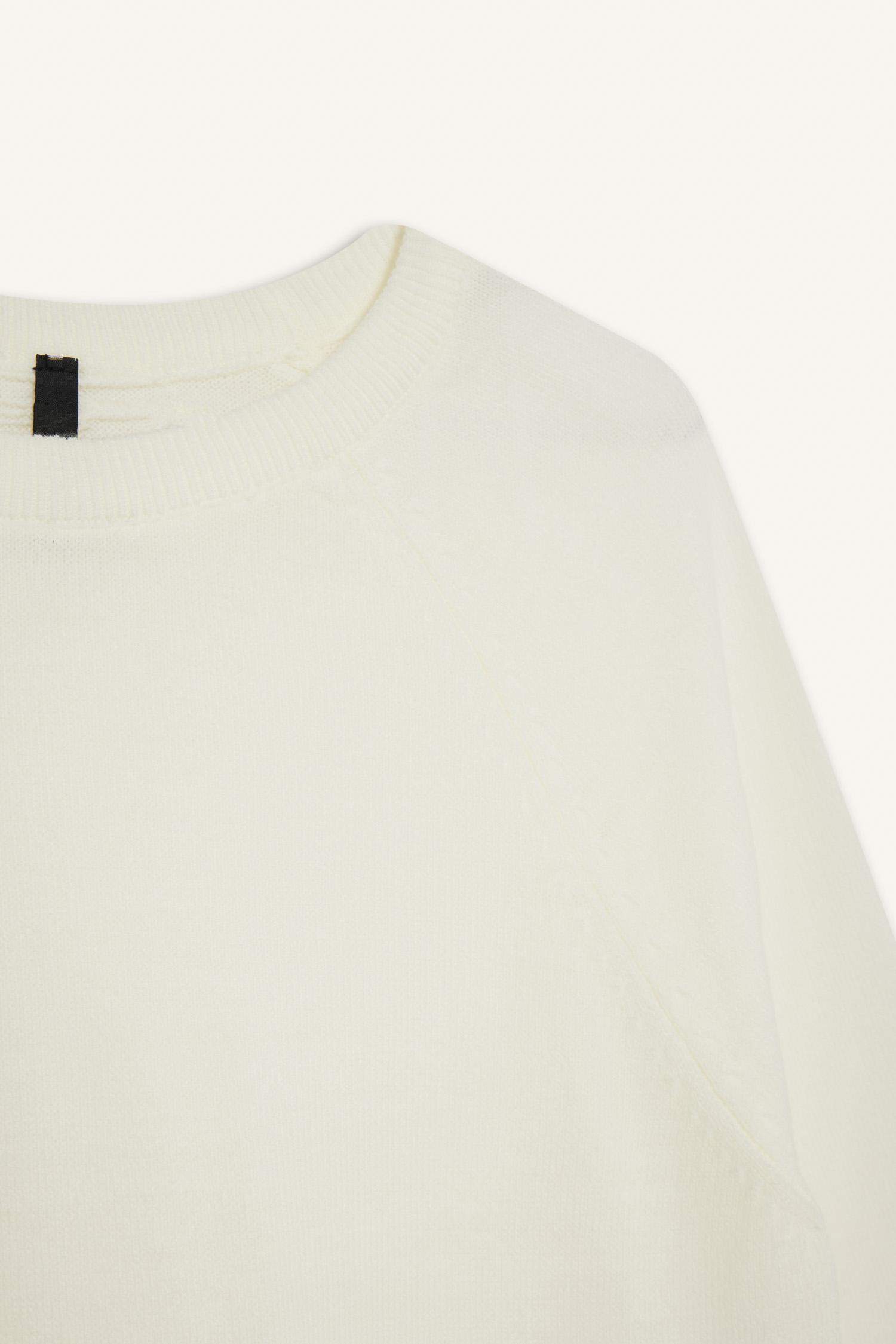 Pull en maille basique à col rond Coupe décontractée