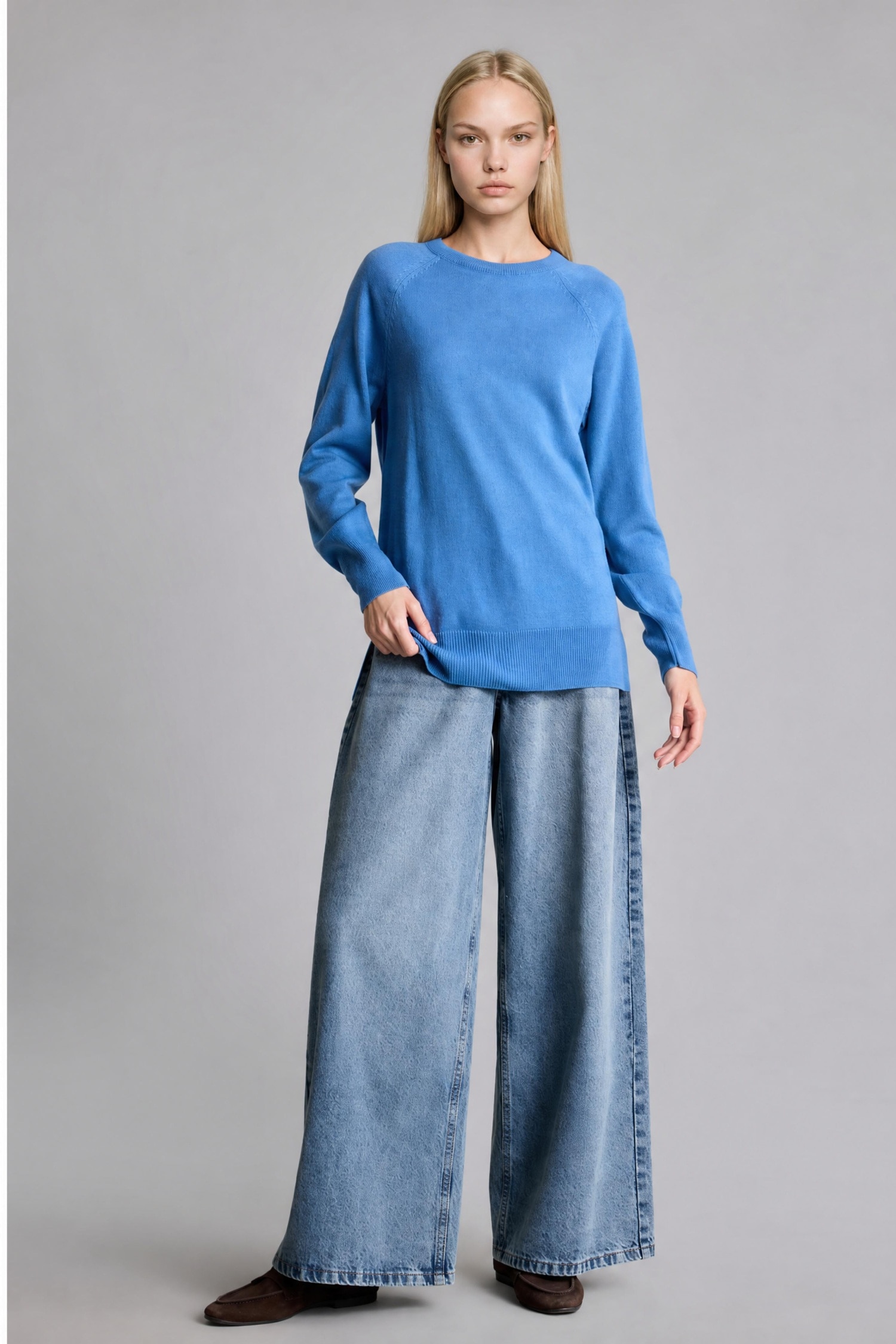 DeFacto Ultra Yumuşak Relaxed Fit Basıc Kazak görsel 2