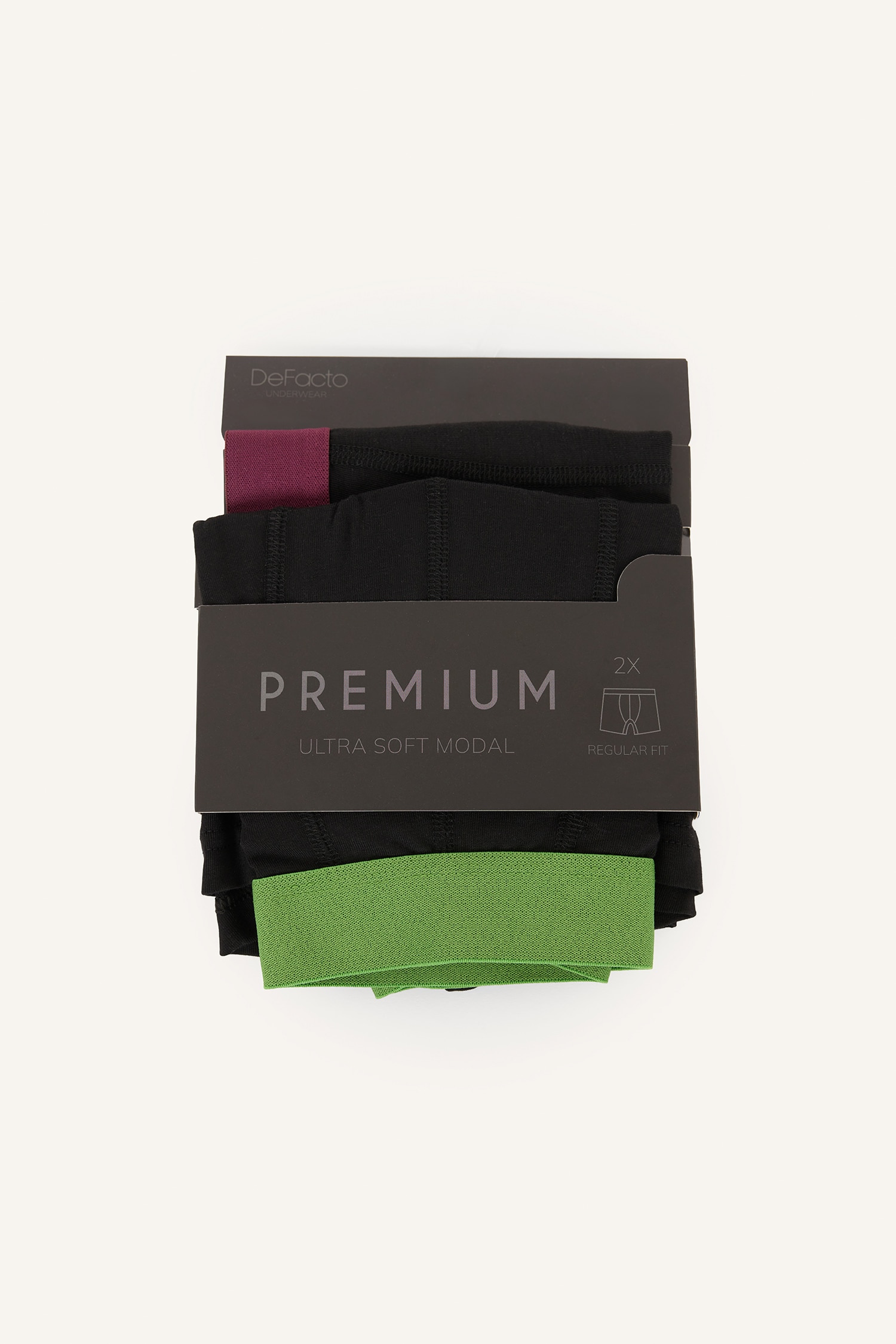 DeFacto Regular Fit Modal 2'li Boxer