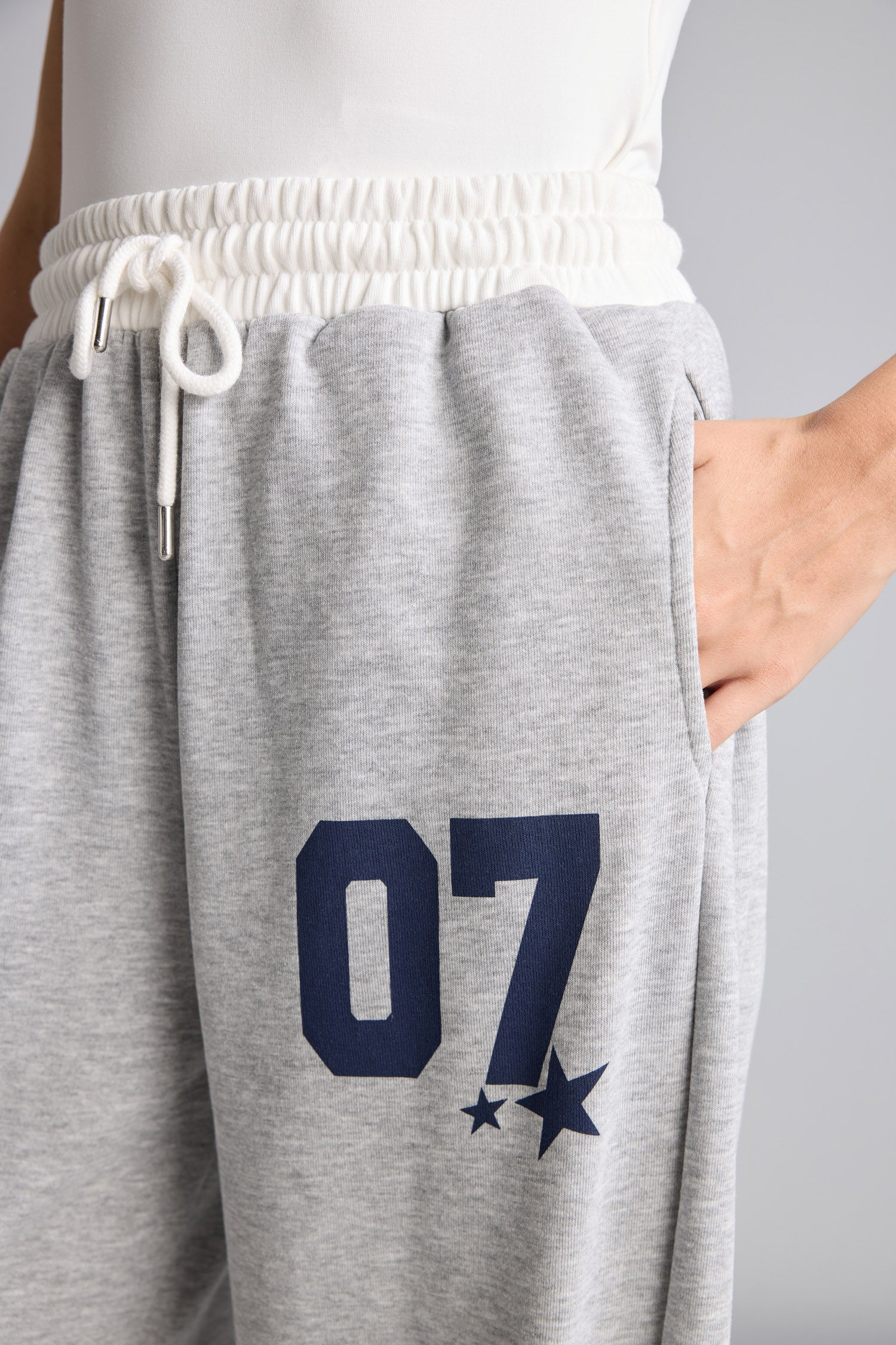 DeFacto Wide Leg Baskılı Eşofman Altı görsel 4