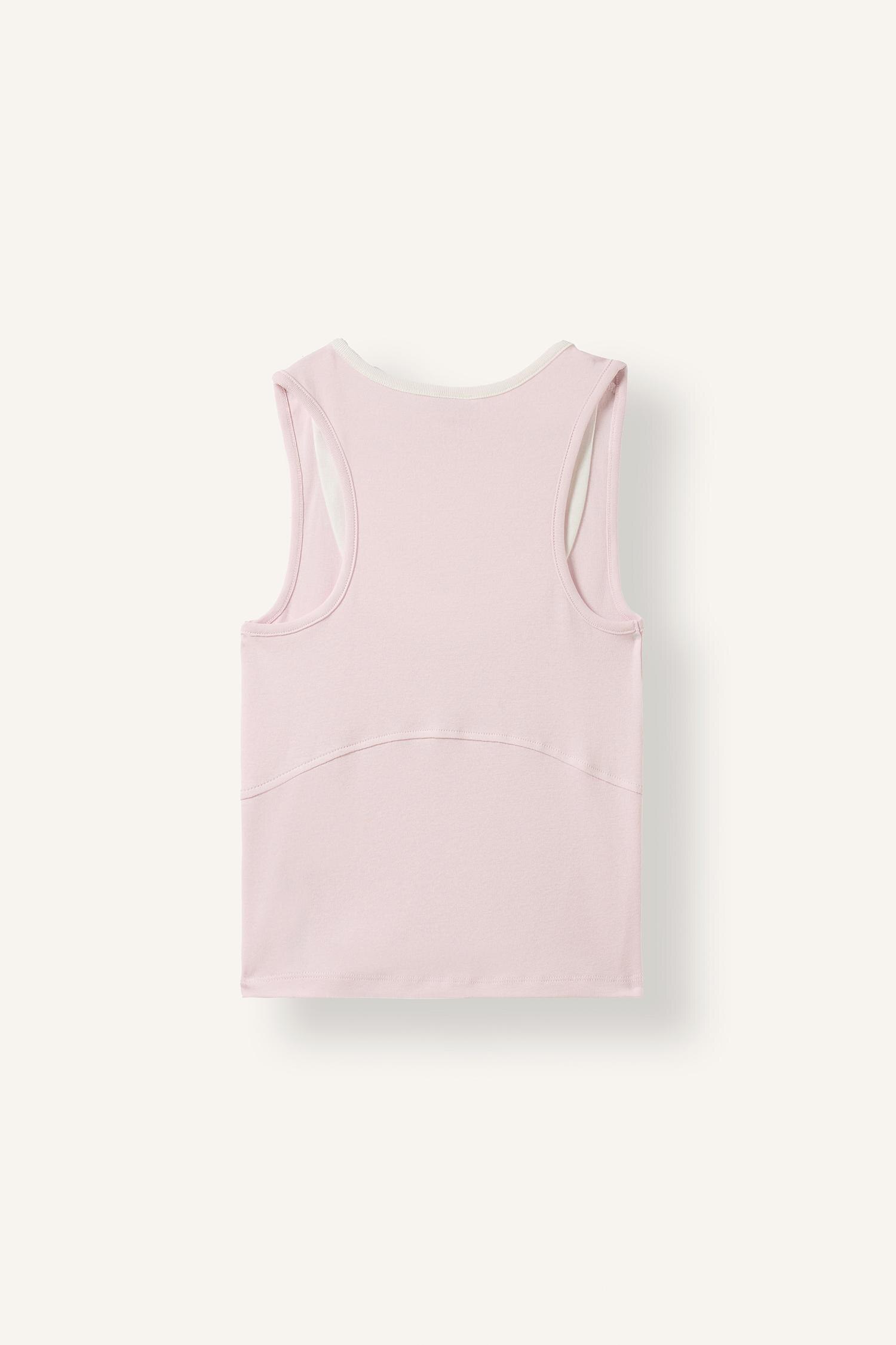 DeFacto Katmanlı Yaka Ribana Crop Basic Atlet görsel 7