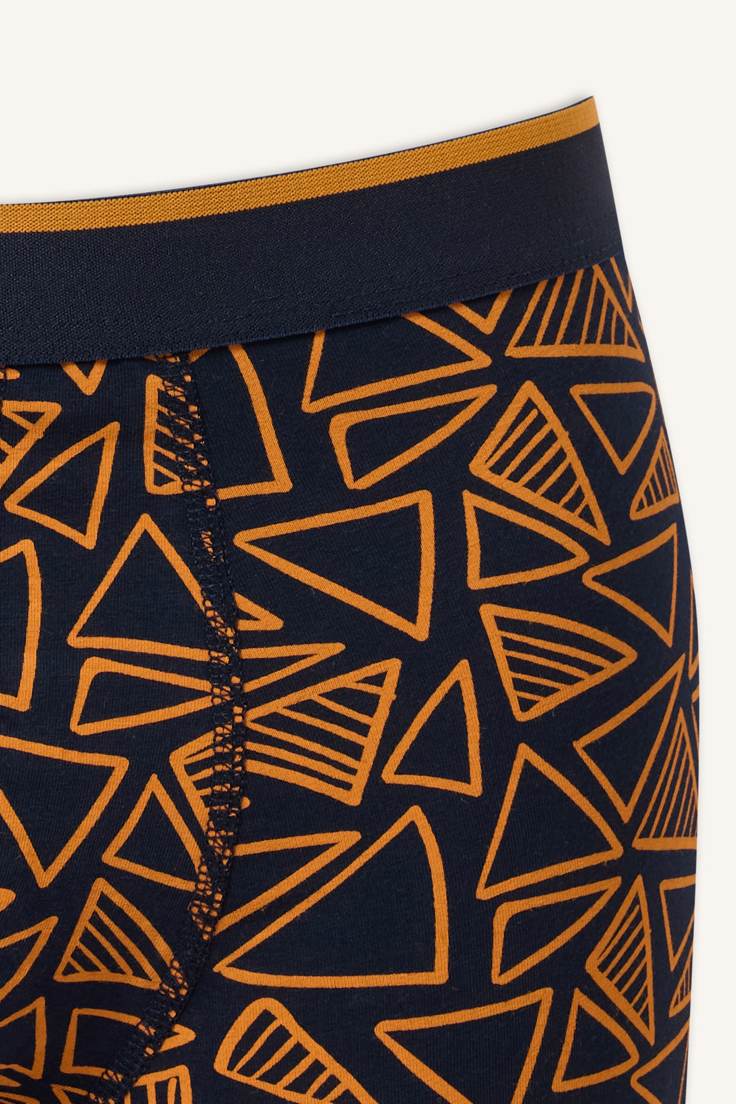 DeFacto Geometrik Desenli Regular Fit 2'li Boxer görsel 4