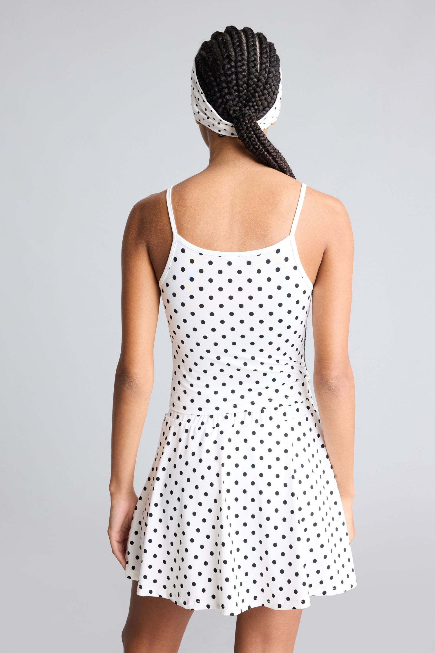 DeFacto Slim Fit Puantiyeli Crop Atlet görsel 5