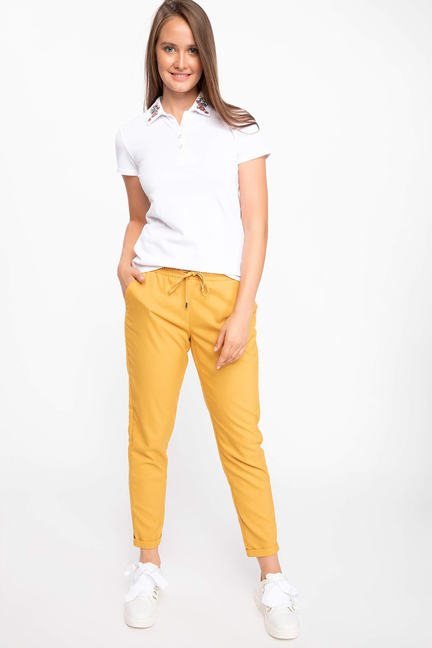 Defacto Bağcık Detaylı Rahat Kesim Pantolon. 2