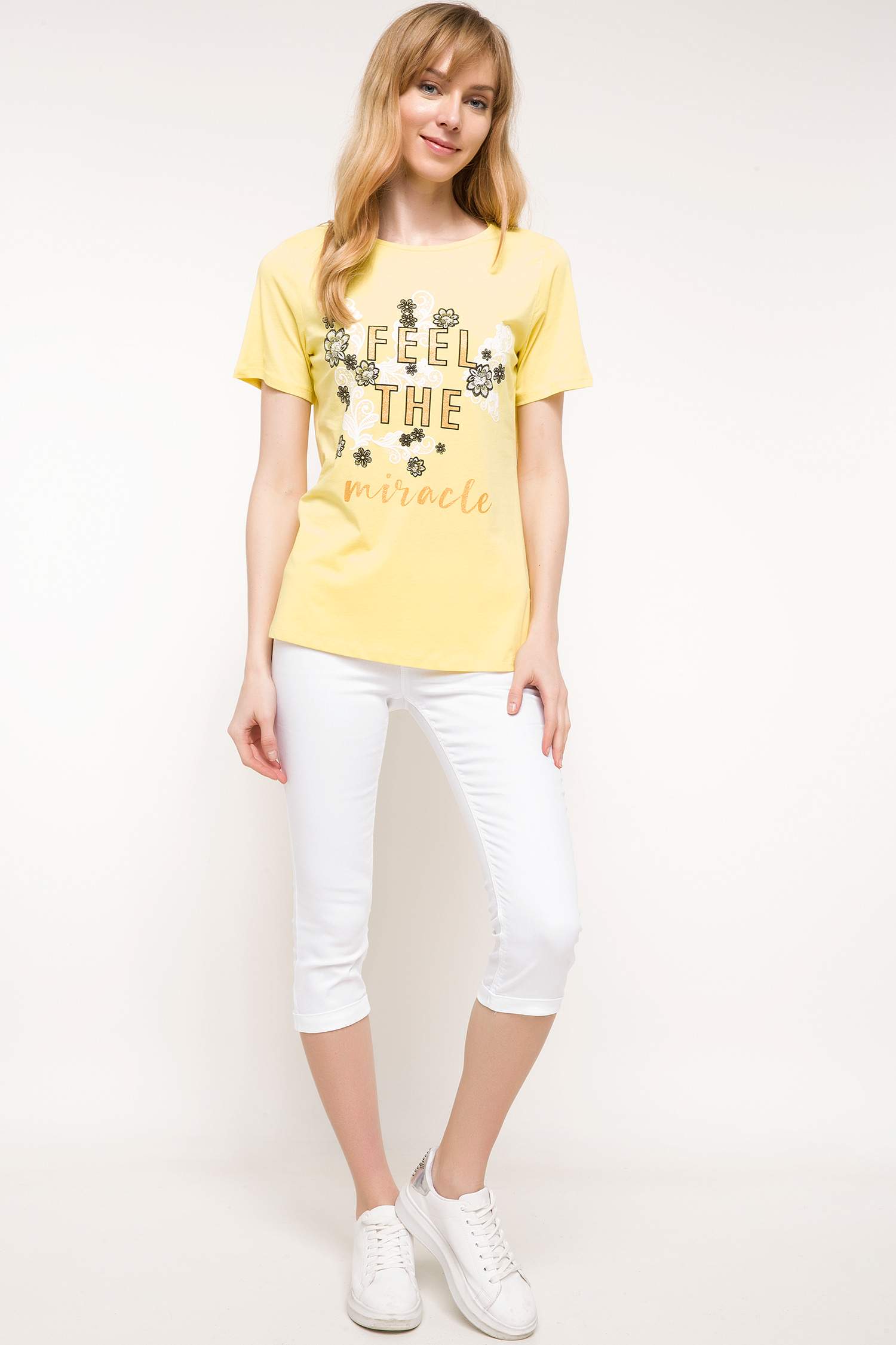 Defacto Baskılı T-shirt. 2