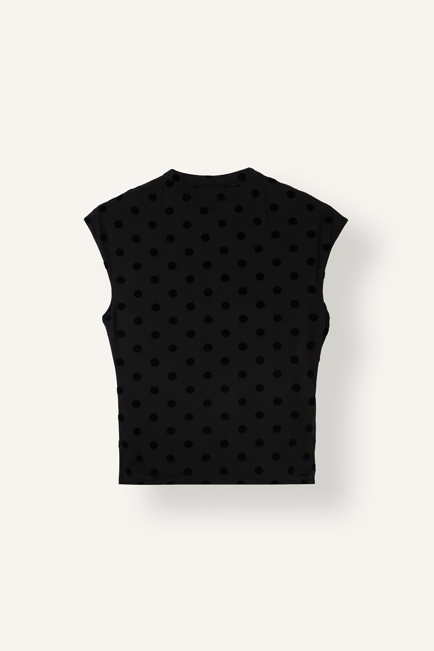 DeFacto Slim Fit Puantiyeli Tül Tişört