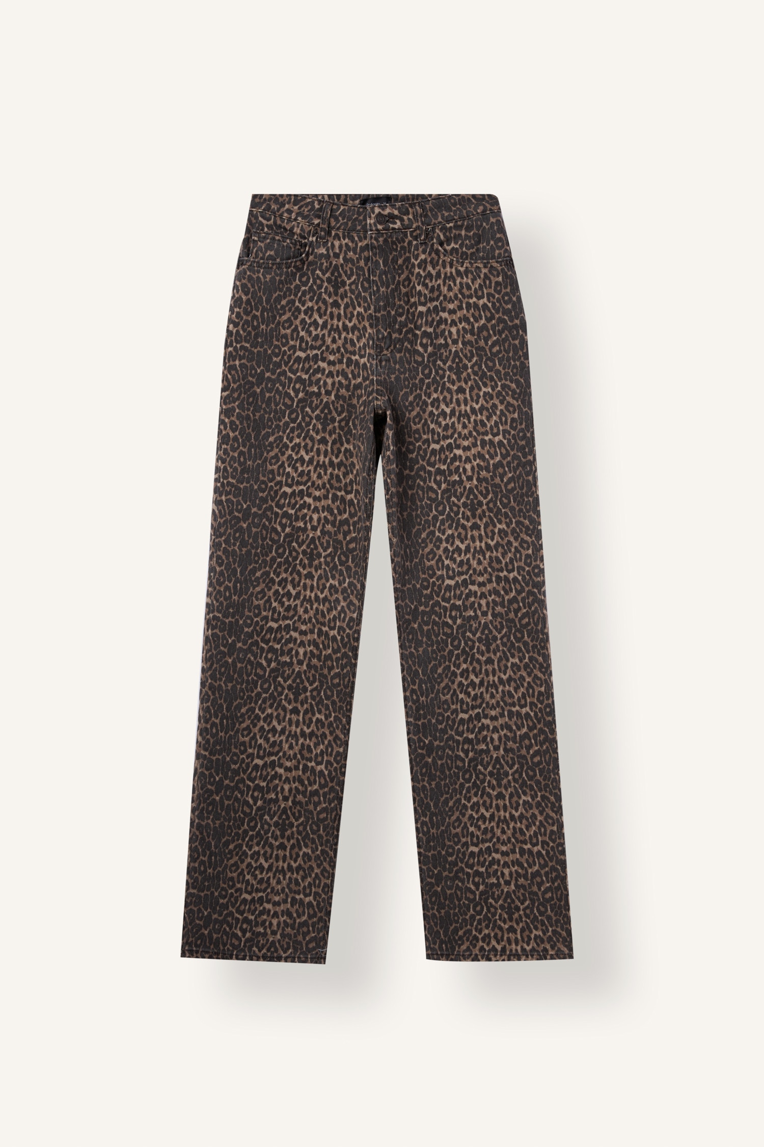 DeFacto Leopar Desenli Straight Fit Pantolon
