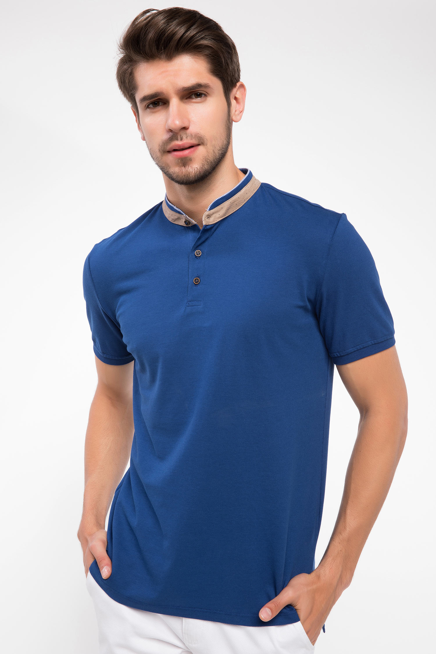 Defacto Yaka Detaylı Slim Fit Polo T-shirt. 1