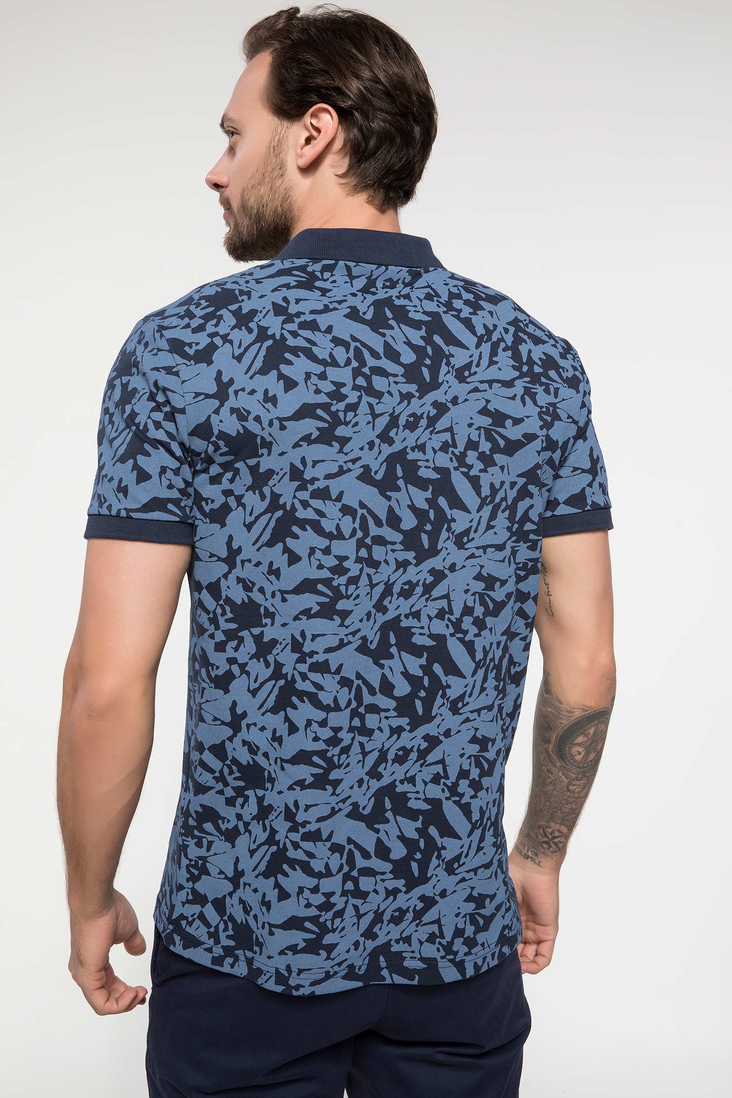 Defacto Desenli Polo T-shirt. 3