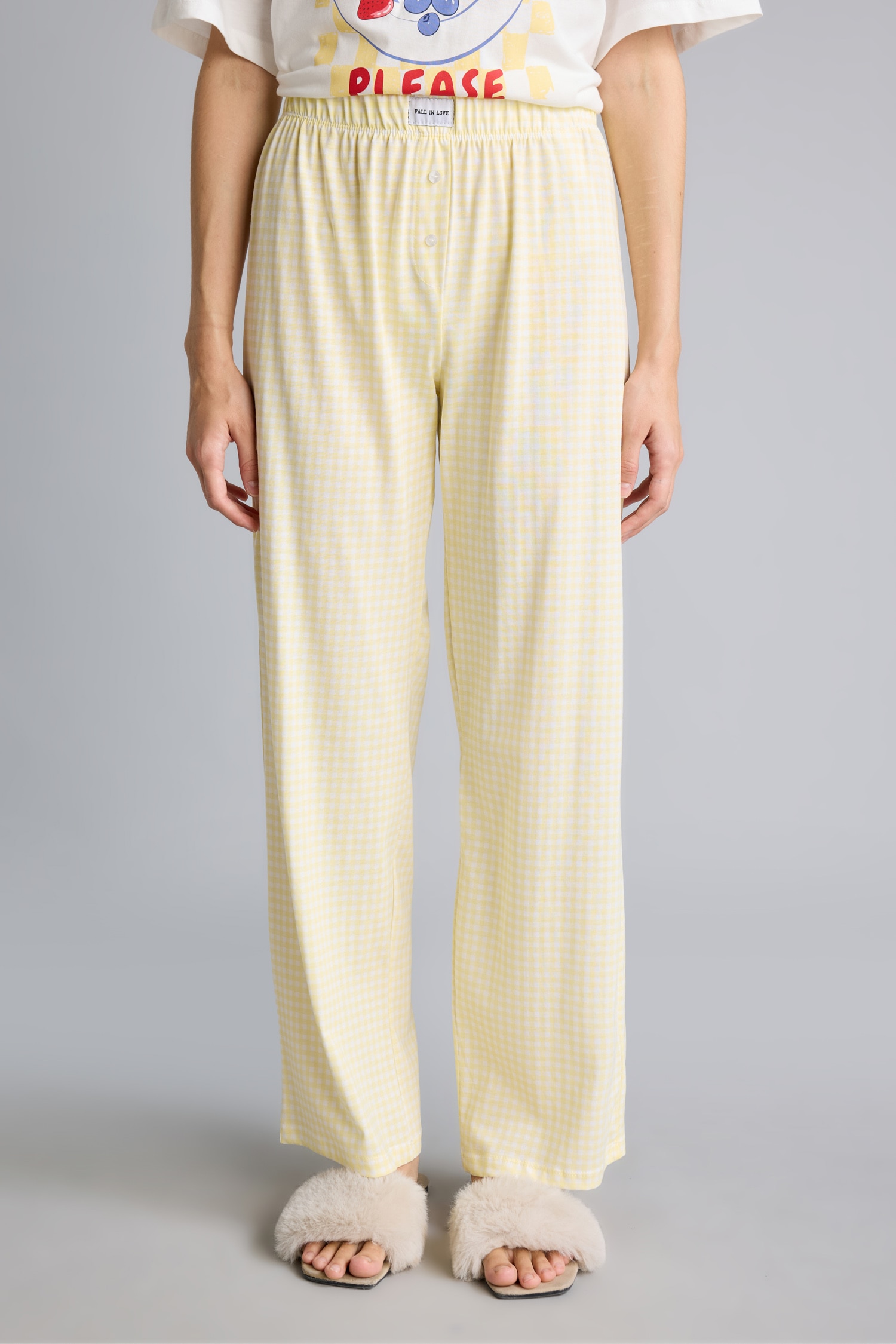 DeFacto Baskılı Regular Fit 2'li Pijama Takımı görsel 5