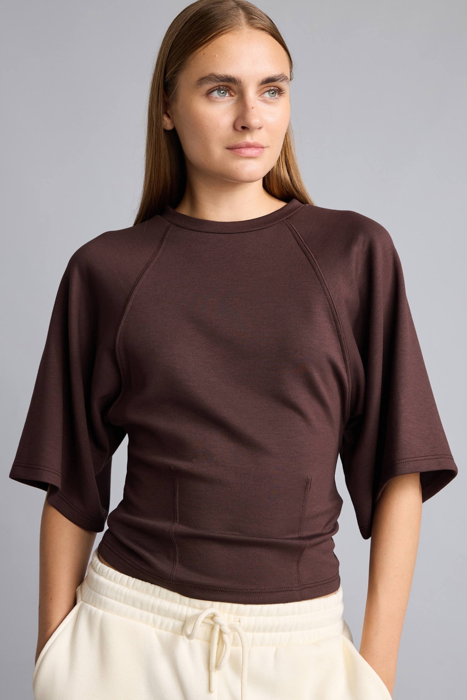 DeFacto Regular Fit Dikiş Detaylı Basic Tişört görsel 4
