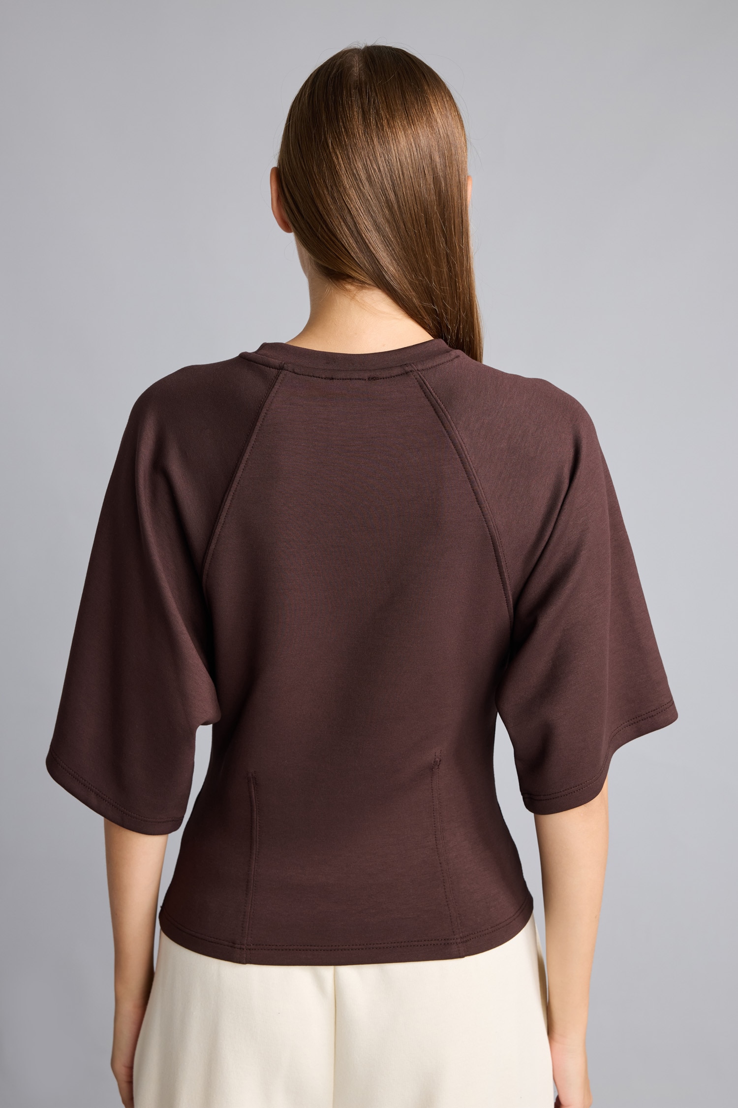 DeFacto Regular Fit Dikiş Detaylı Basic Tişört görsel 8