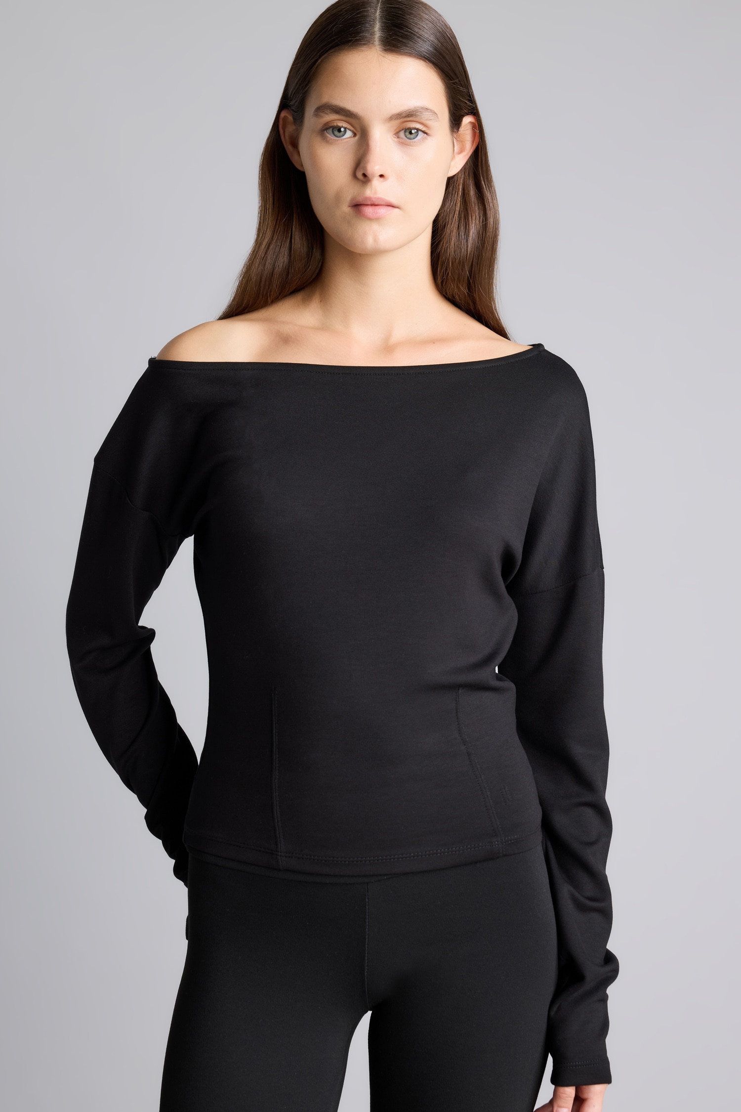 DeFacto Slim Fit Tek Omuz Basic Sweatshirt