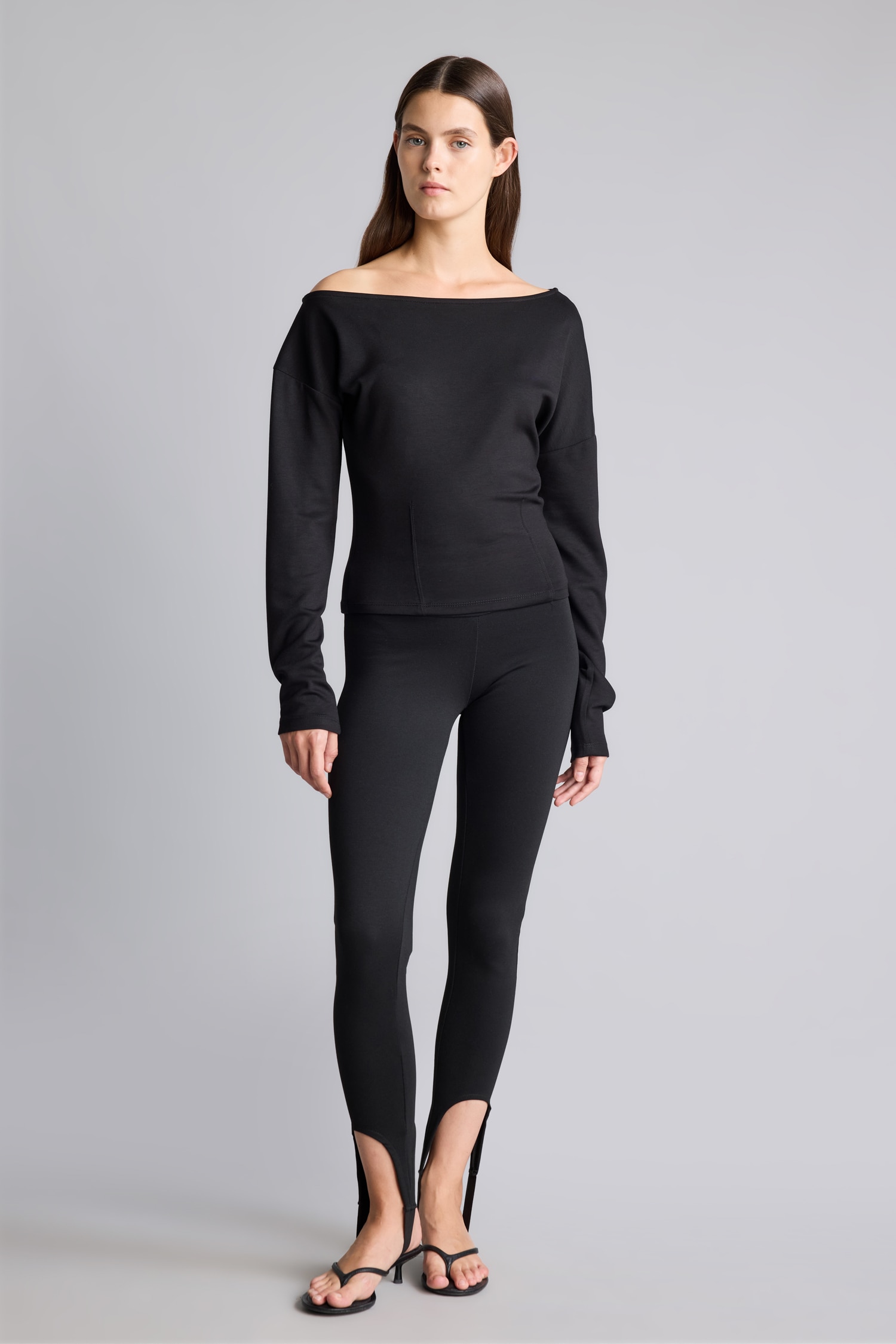 DeFacto Slim Fit Tek Omuz Basic Sweatshirt görsel 2