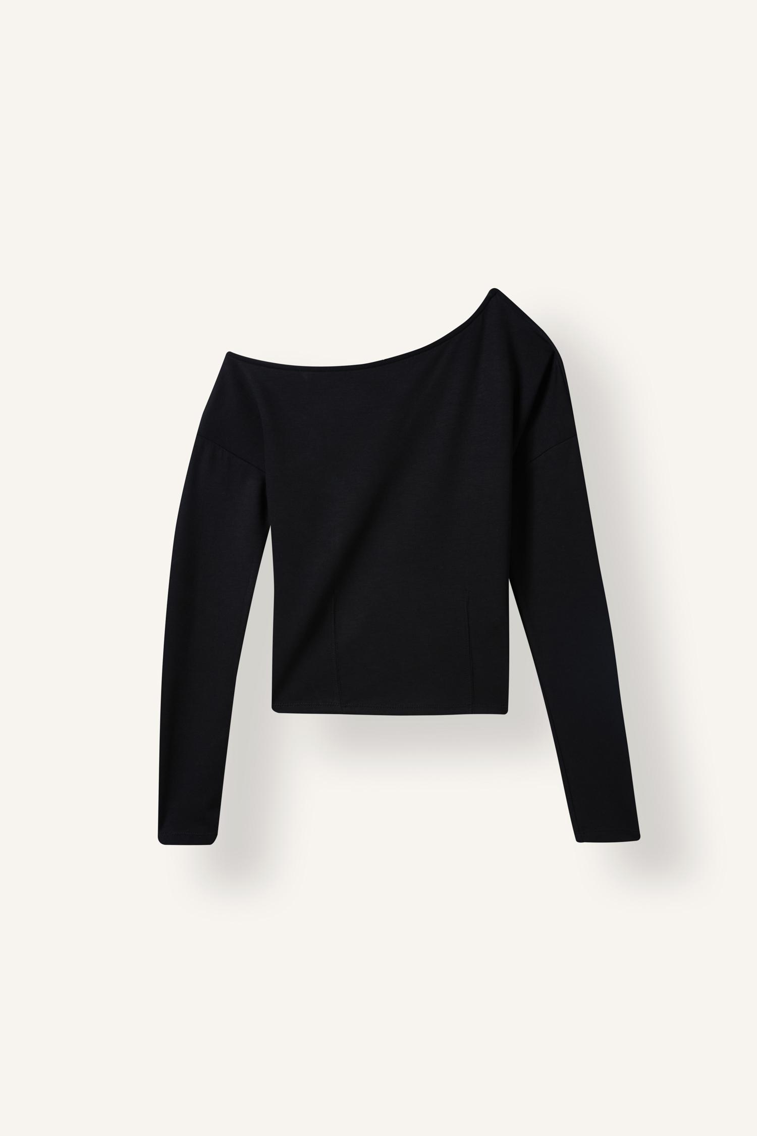 DeFacto Slim Fit Tek Omuz Basic Sweatshirt görsel 7