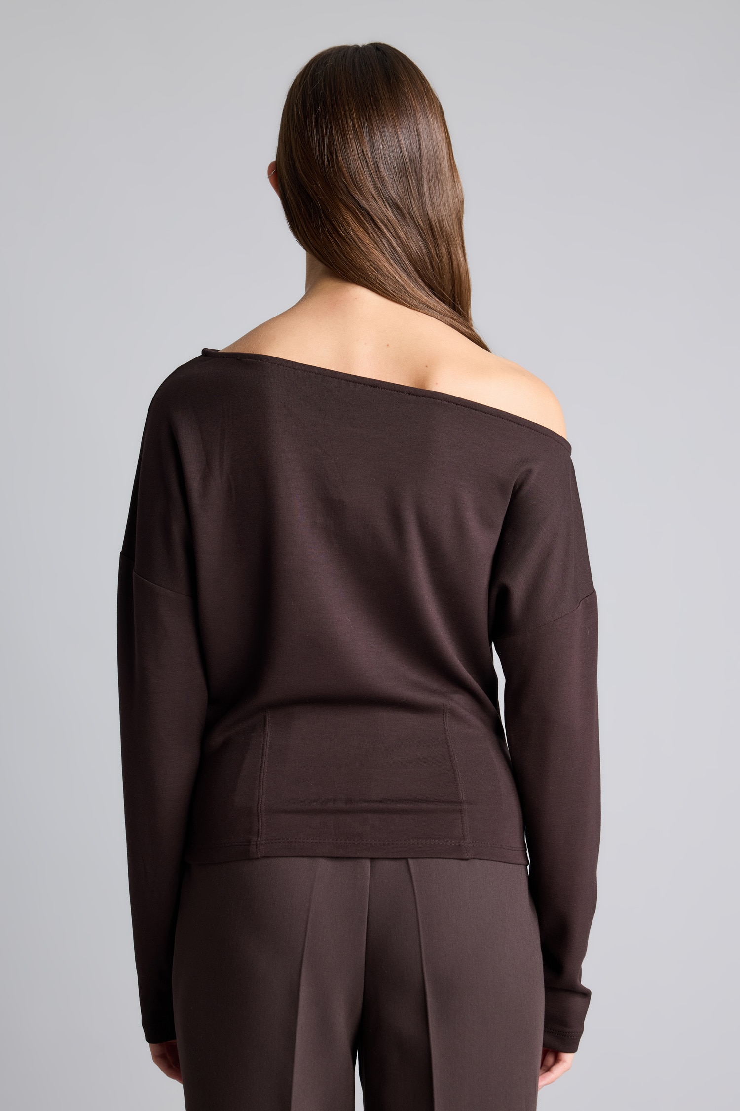 DeFacto Slim Fit Tek Omuz Basic Sweatshirt görsel 5