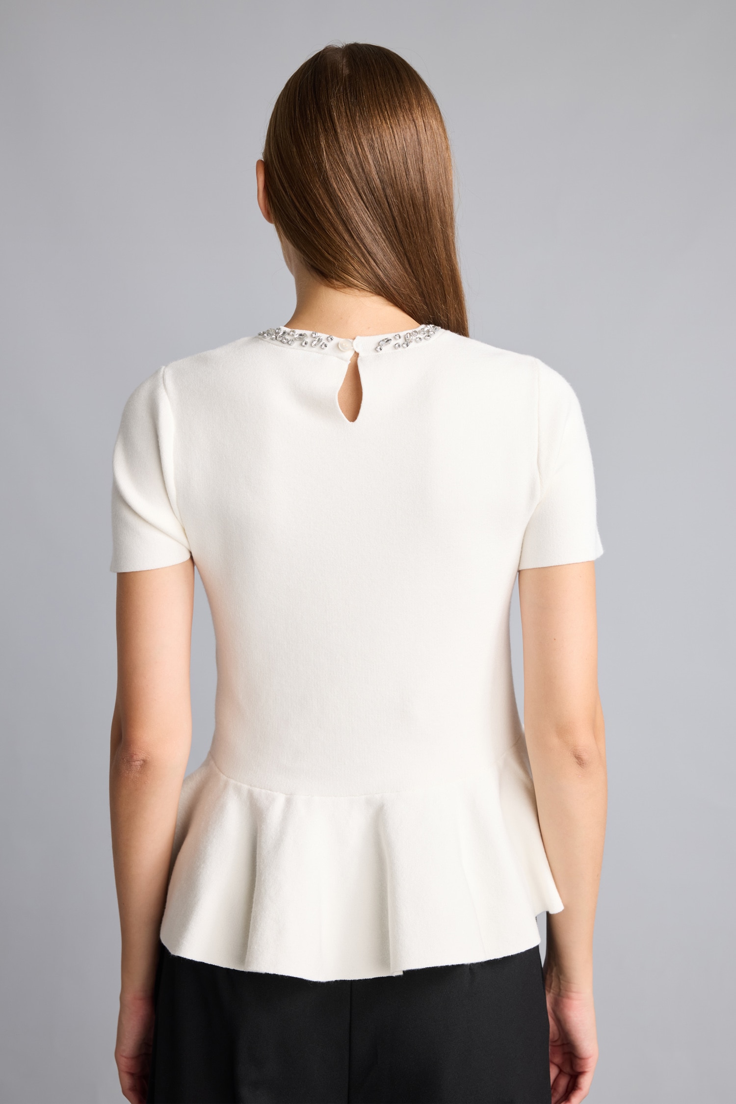 DeFacto Flare Fit Taş İşlemeli Kazak görsel 5