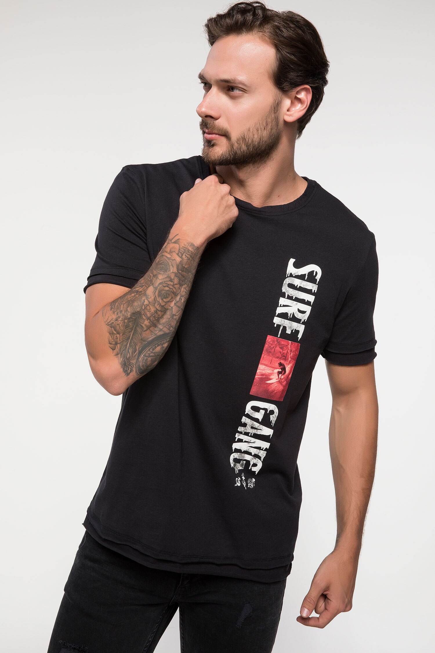 Defacto Baskılı T-shirt. 3