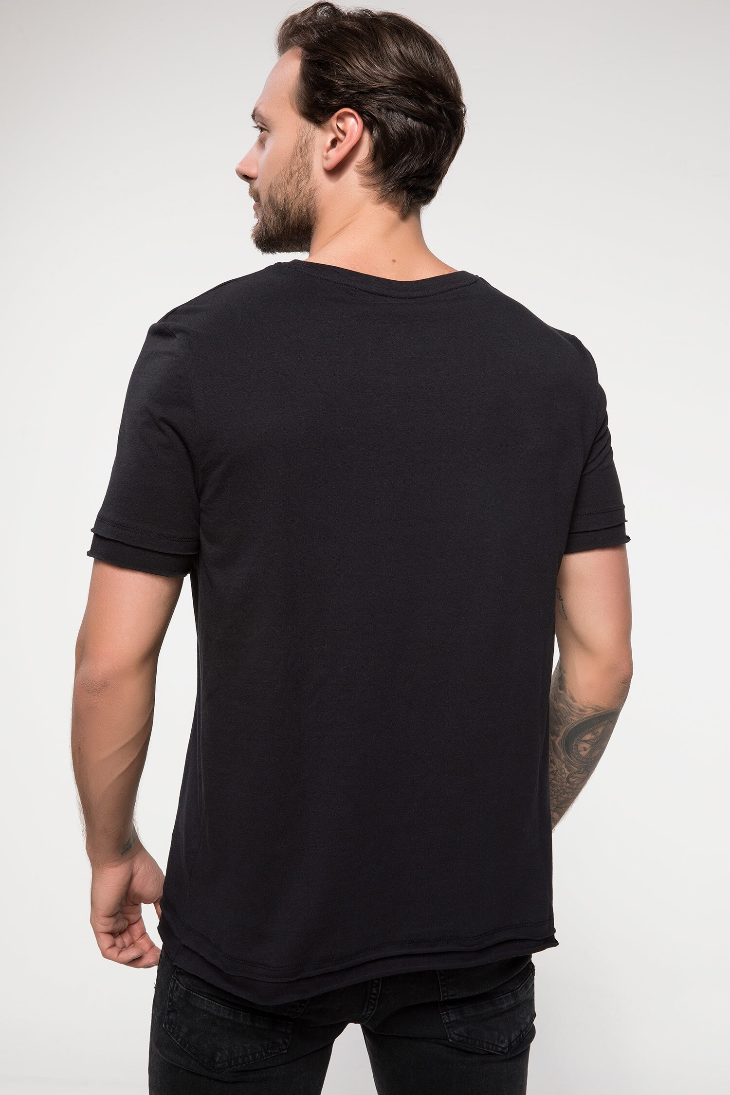 Defacto Baskılı T-shirt. 4