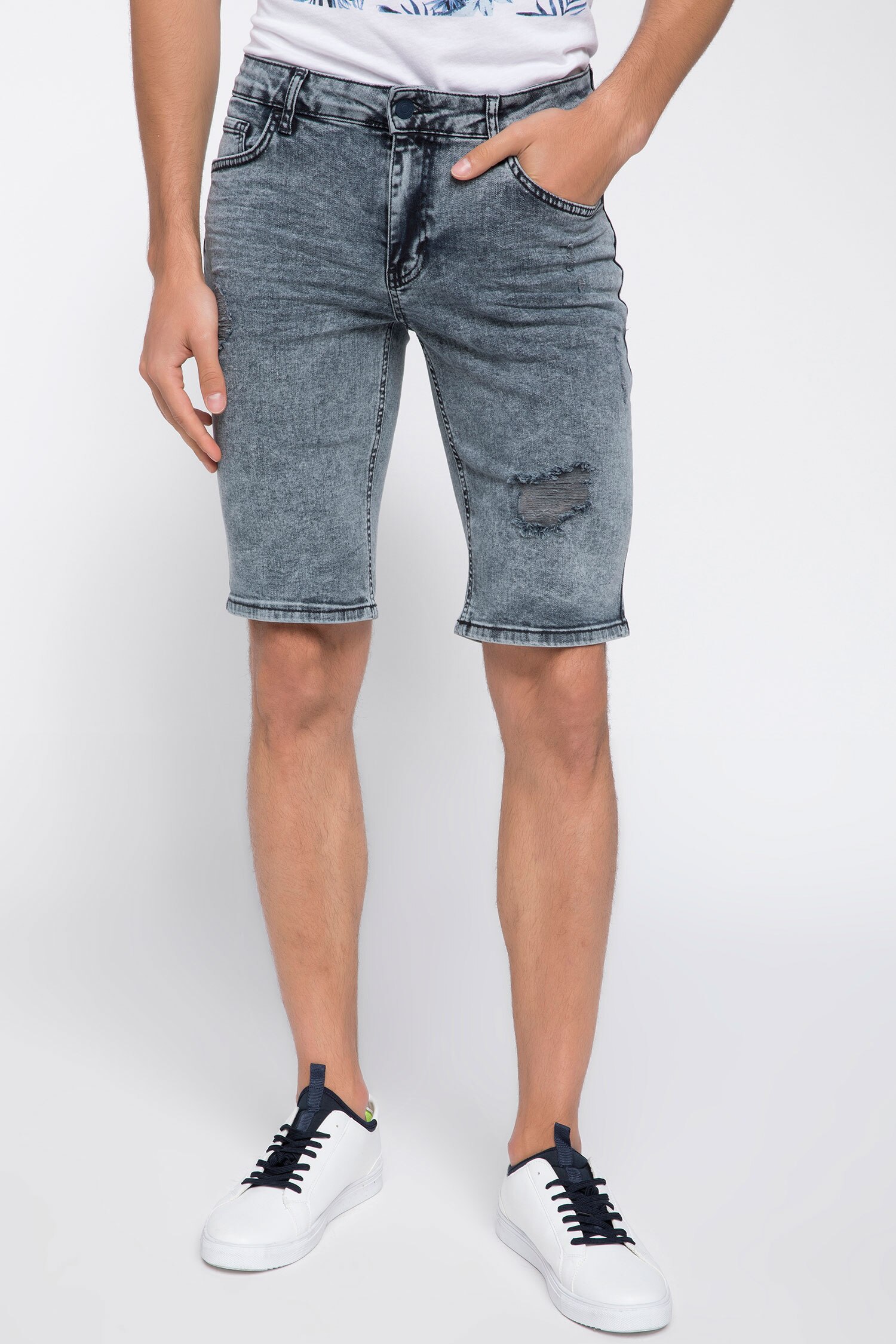 Defacto Skinny Fit Jean Bermuda. 1
